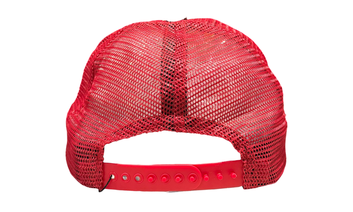 Chrome Hearts Red Fuck Trucker Hat
