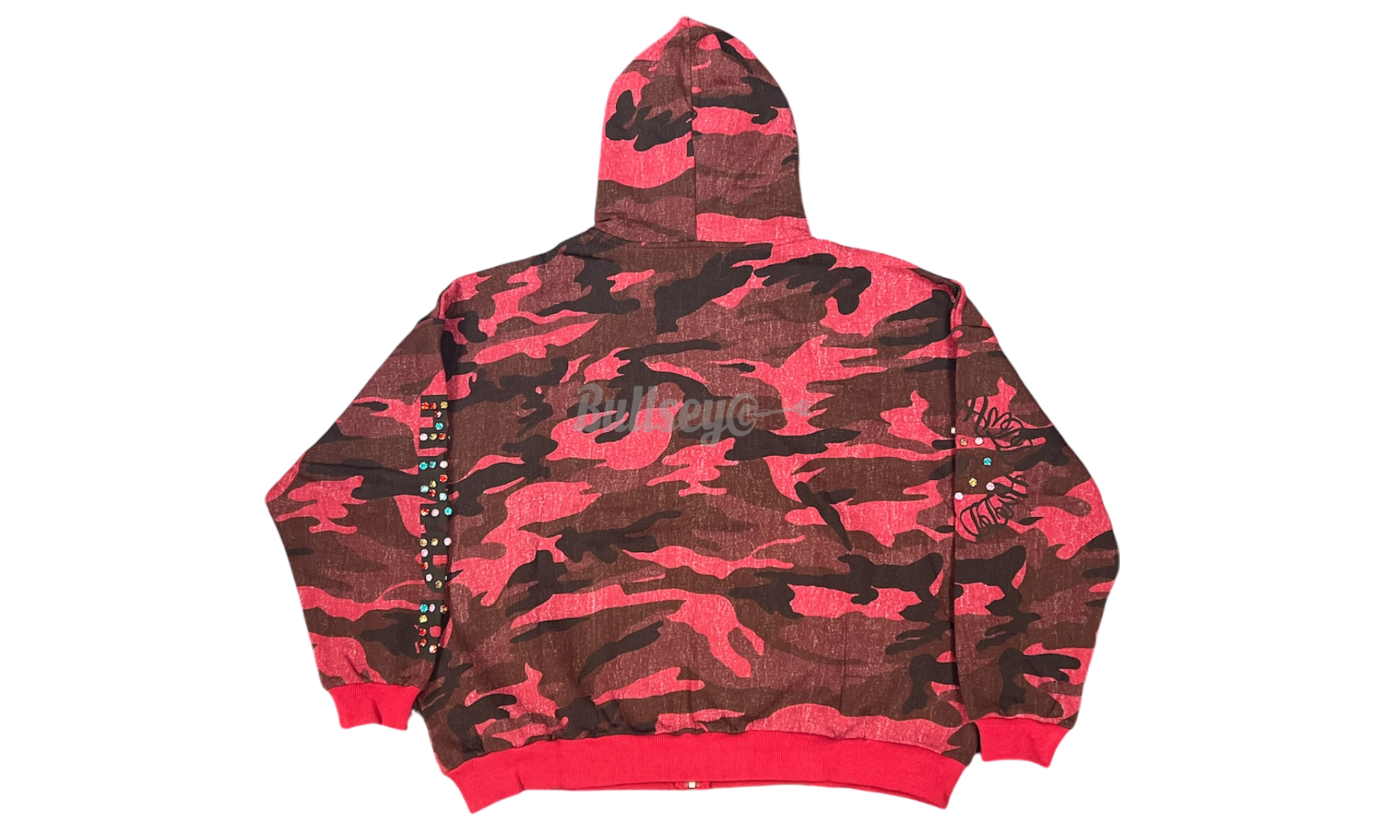 HMDD Camo Chimstone Red Zip-Up Hoodie
