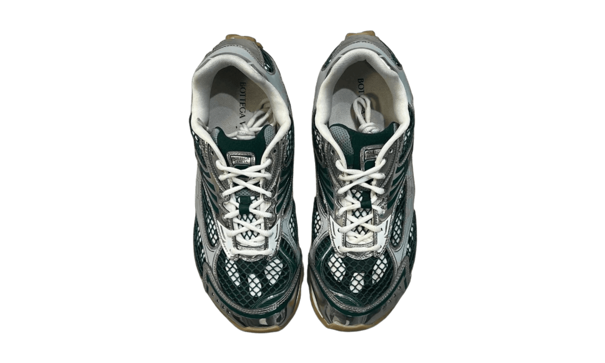 Bottega Veneta Orbit Billard Silver/Green Sneakers (Preowned)