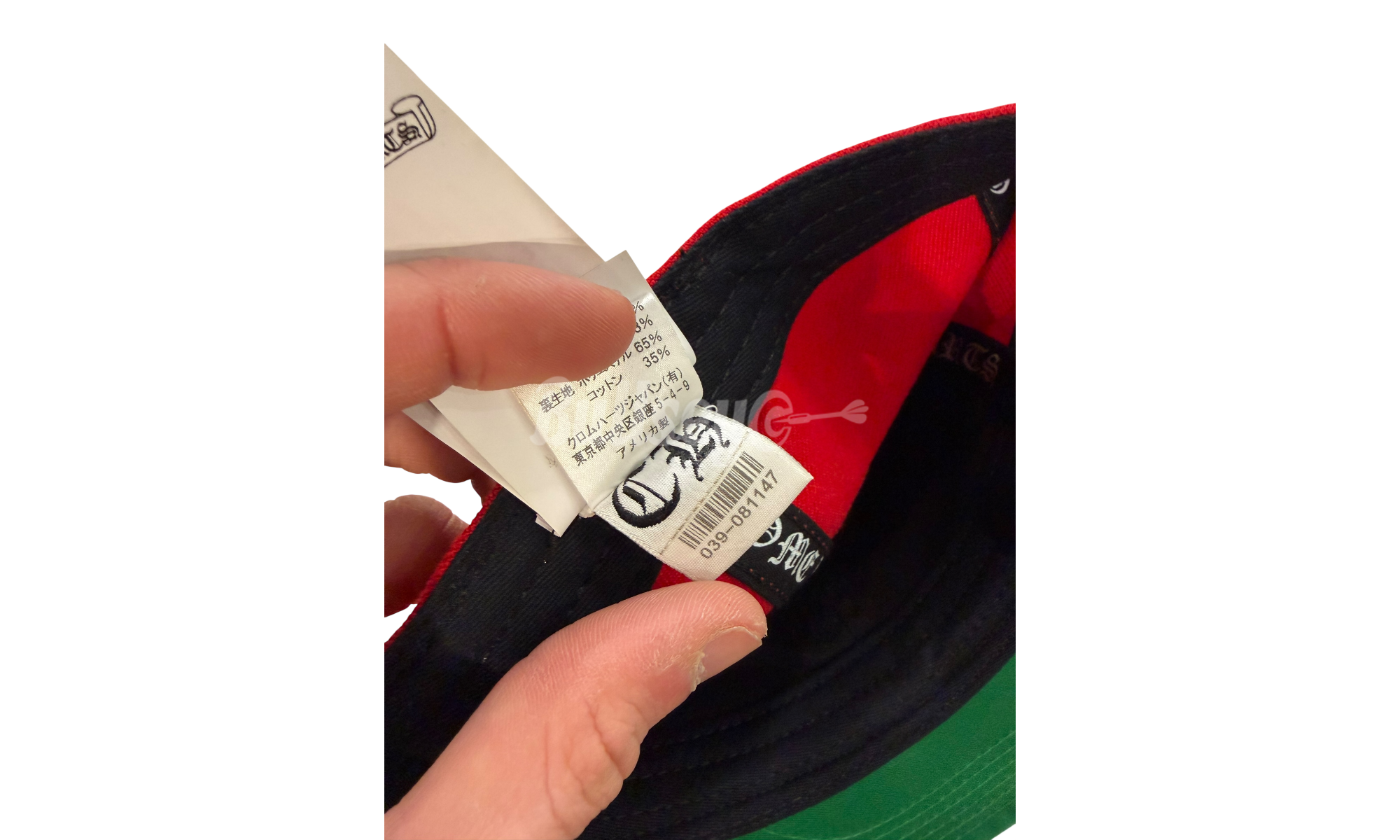 Chrome Hearts Red Love Trucker Hat