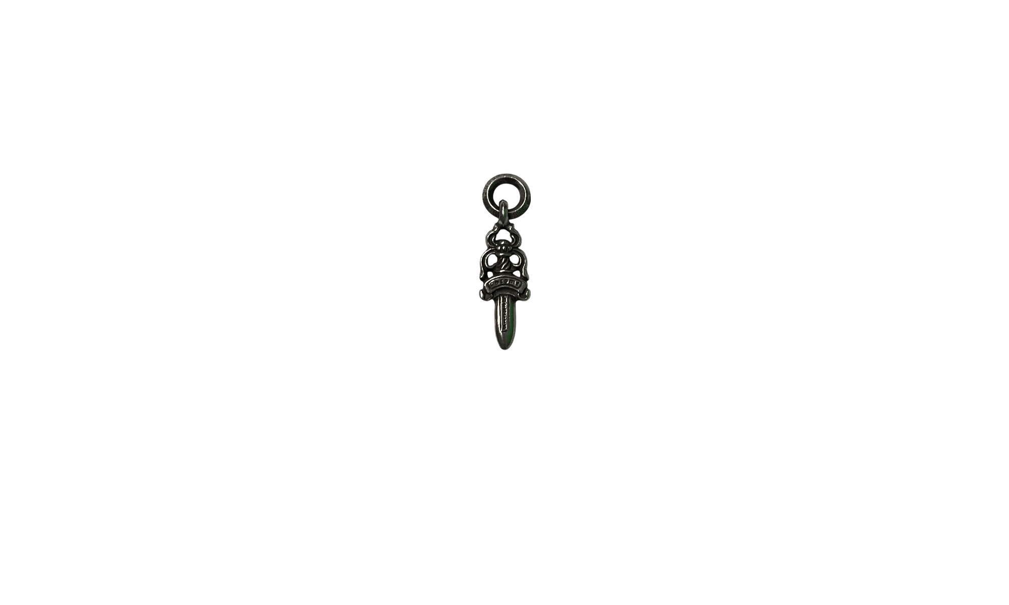 Chrome Hearts Silver Zipper Dagger #5 Charm (PreOwned)