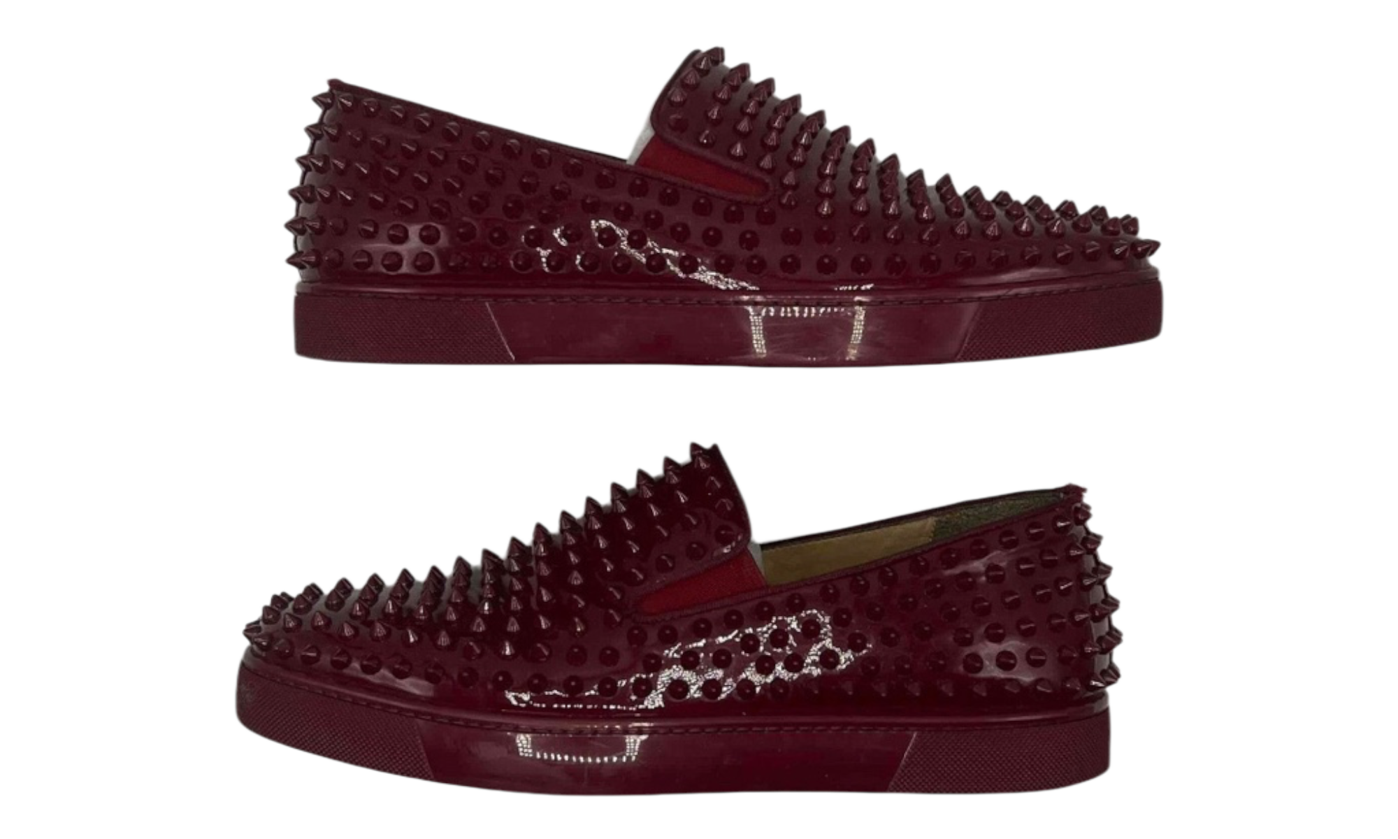 Christian Louboutin Roller Boat Red Slip-On (PreOwned)