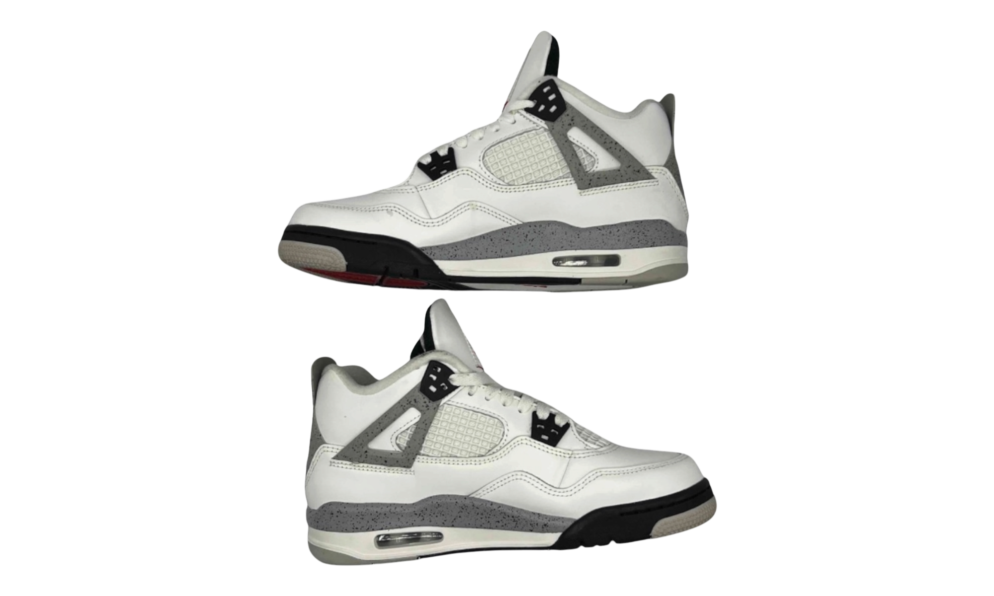 Air Jordan 4 Retro OG "White Cement" GS (2025) (PreOwned) (No Box)