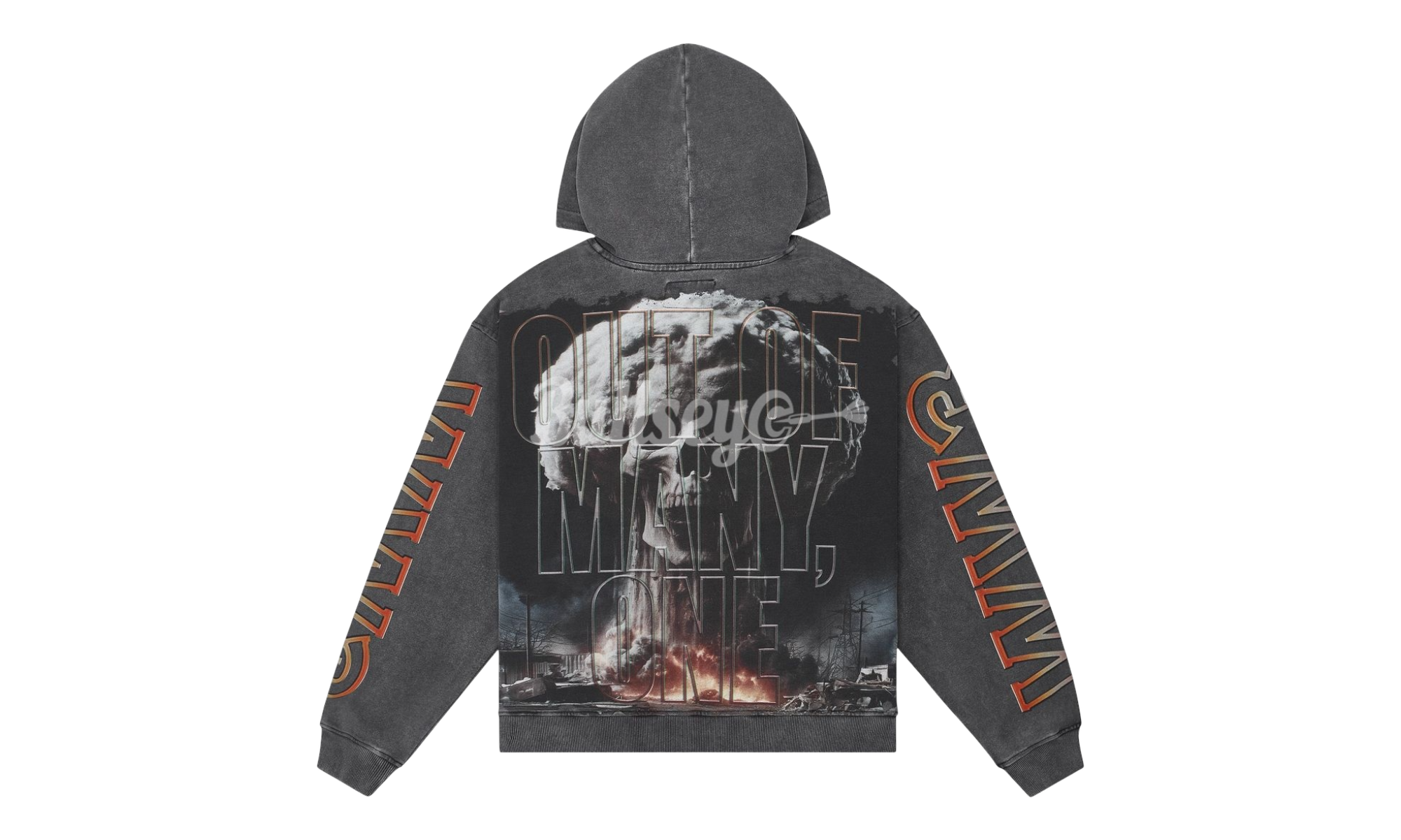 Godspeed Code Red Washed Grey Hoodie