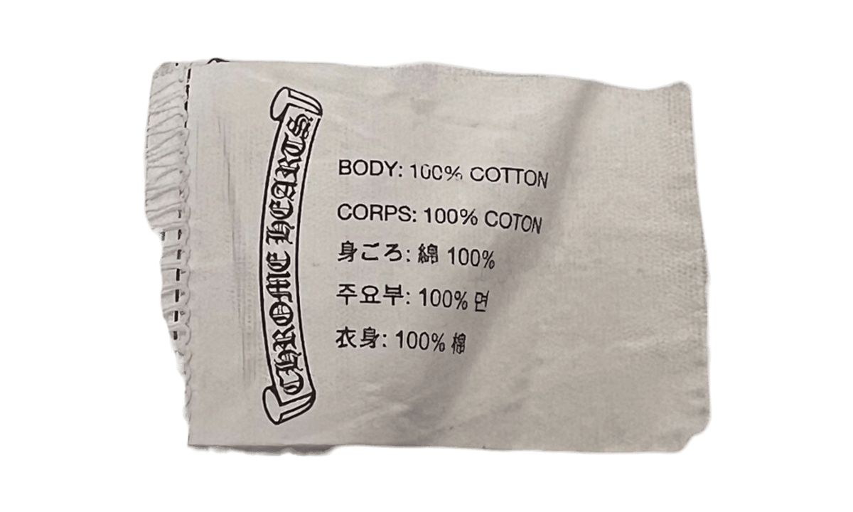 Chrome Hearts White Neck Letter T-Shirt (Preowned)
