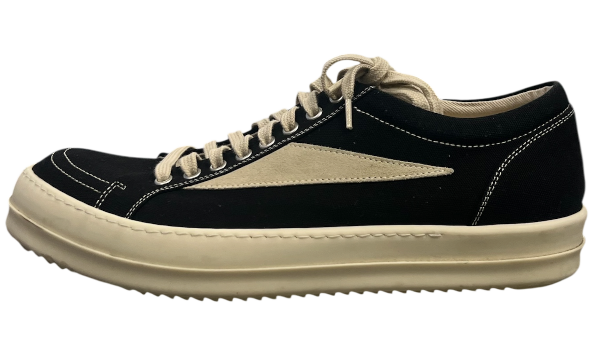 Rick Owens DRKSHDW Vintage Low Black/Milk Sneakers (PreOwned)