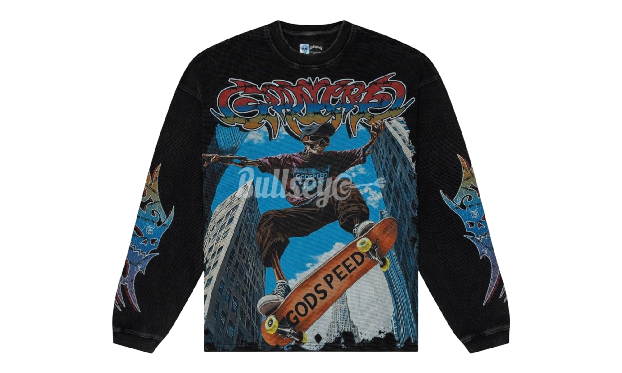Godspeed Ollie Washed Black Thermal Longsleeve T-Shirt