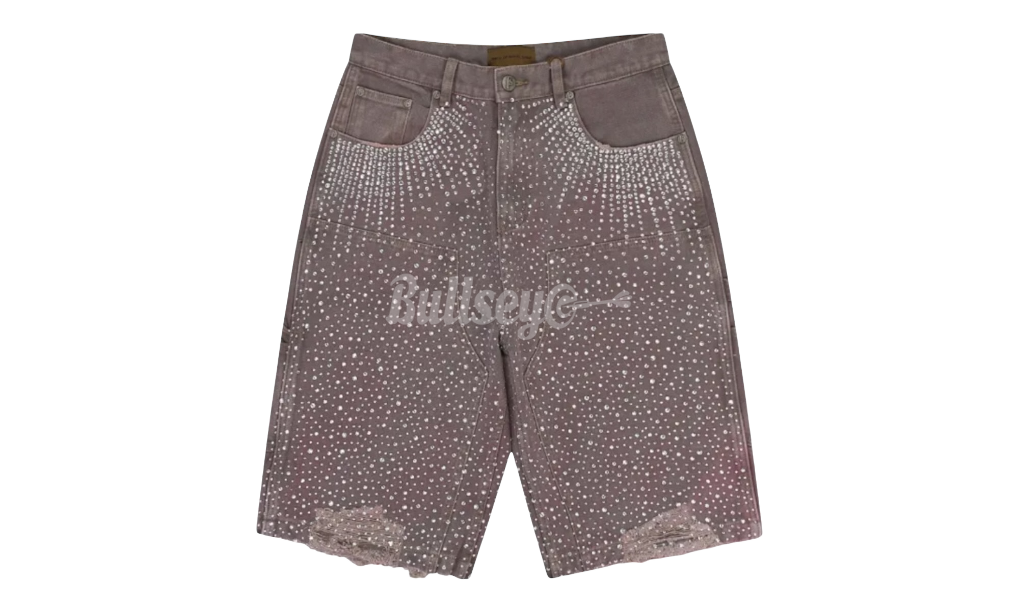 Birth of a Royal Child Grey Jean shorts