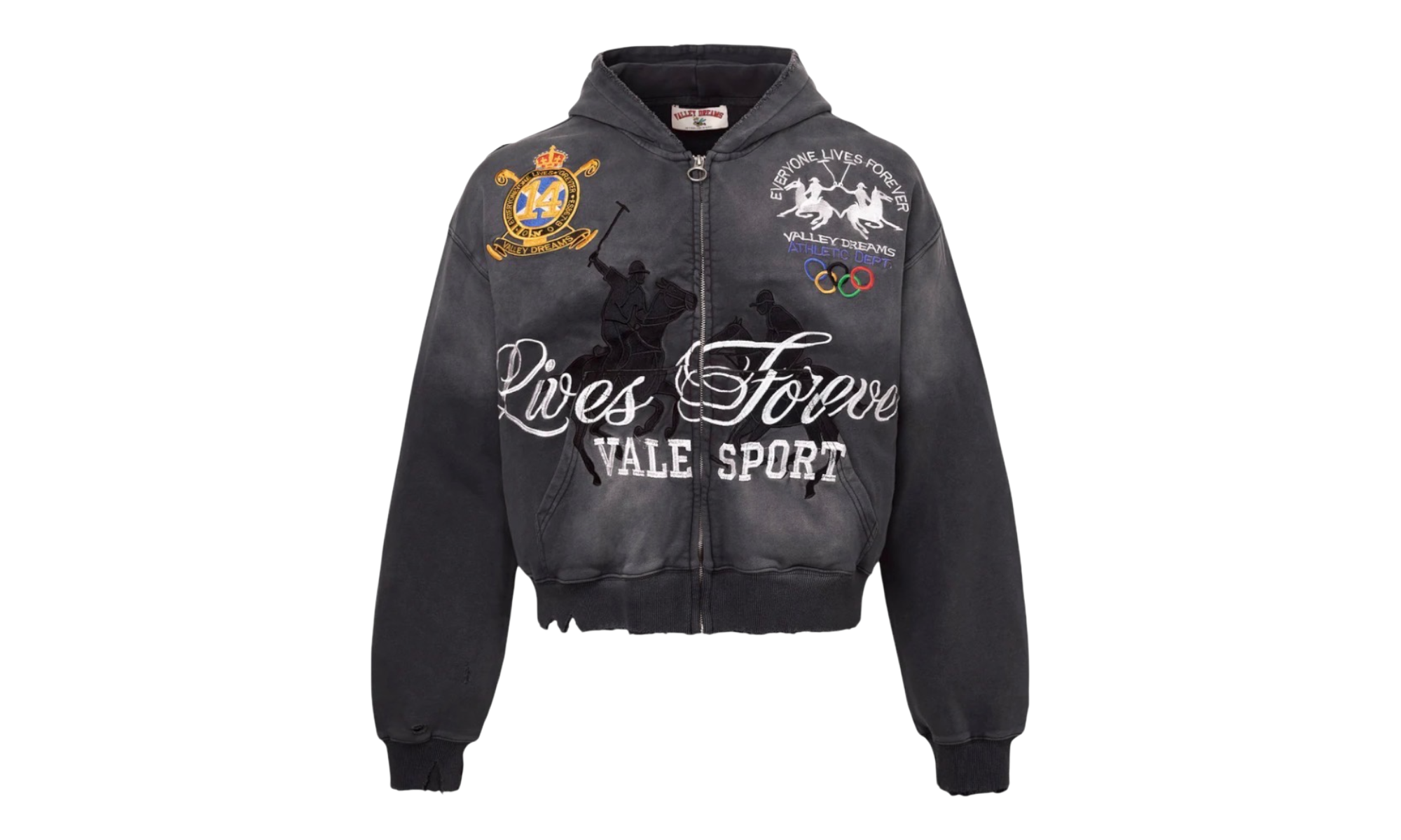 Vale Forever Blackrock Black Zip-Up