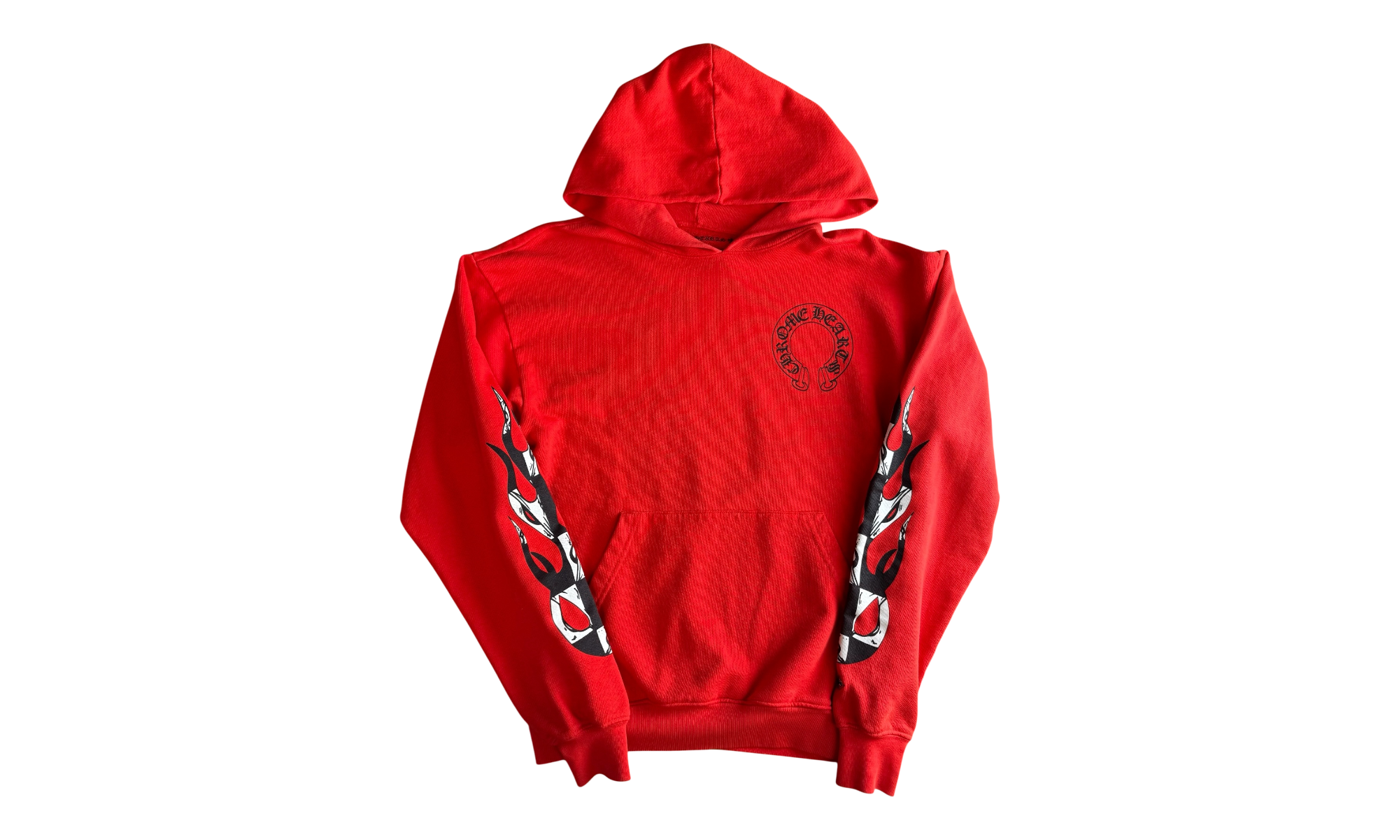 Chrome Hearts Matty Boy Chomper Flag Red Hoodie 