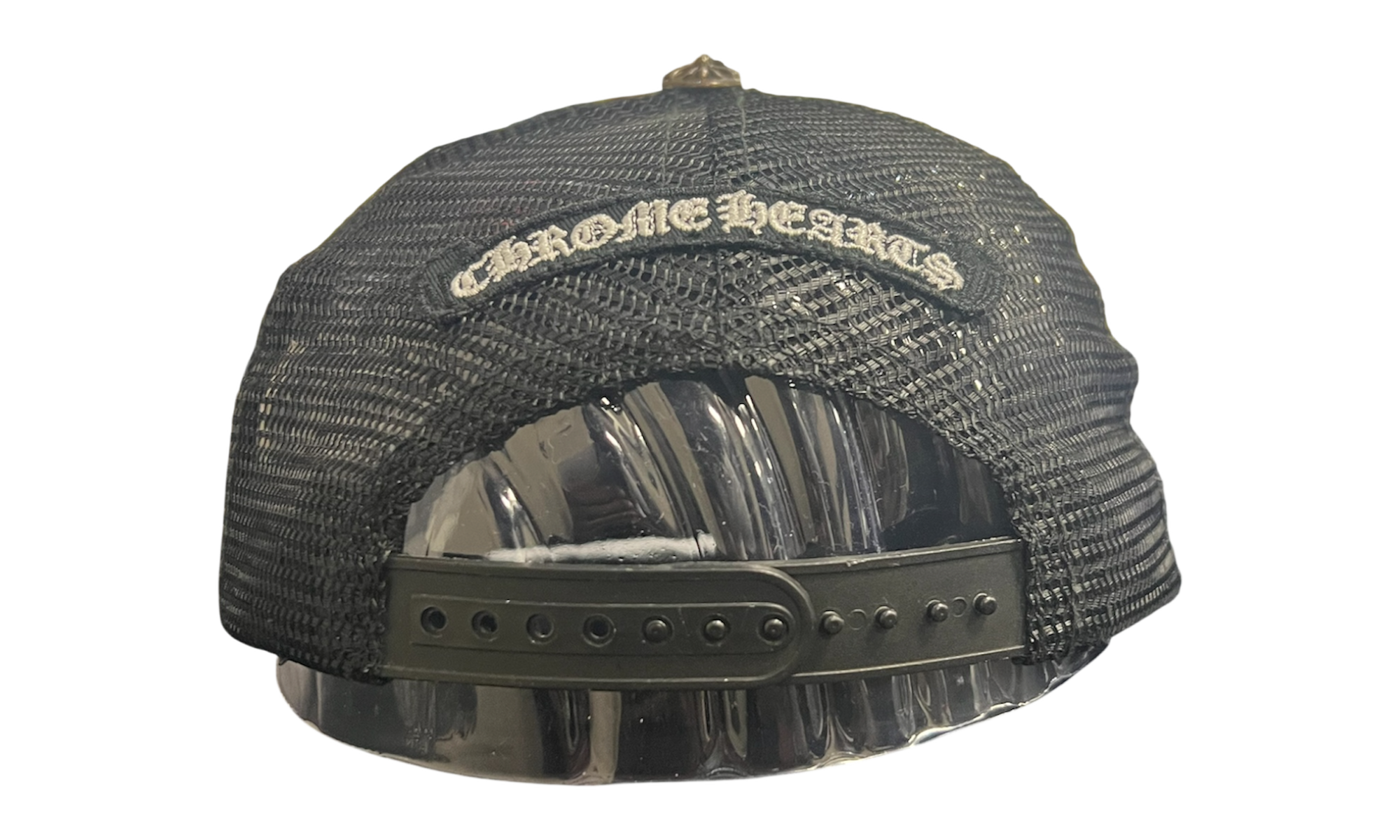 Chrome Hearts Matty Boy Chomper Black Trucker Hat (PreOwned)