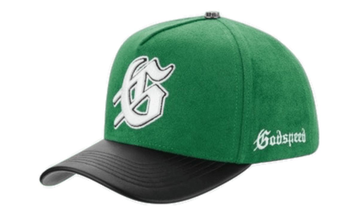 Godspeed Insignia Leather/Suede Hat Green/Black