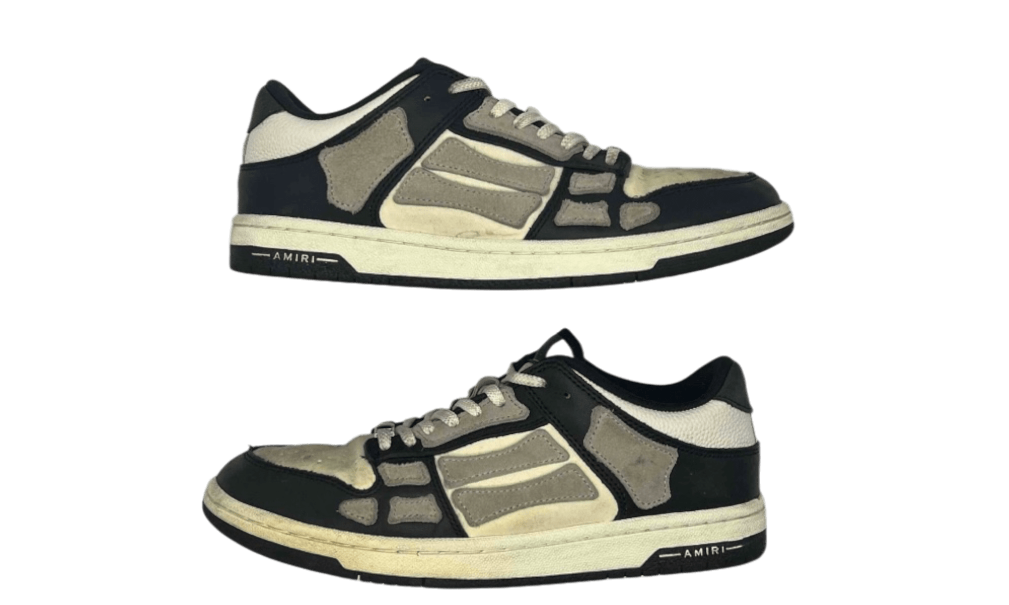 AMIRI Skel Top Low Black White (PreOwned)