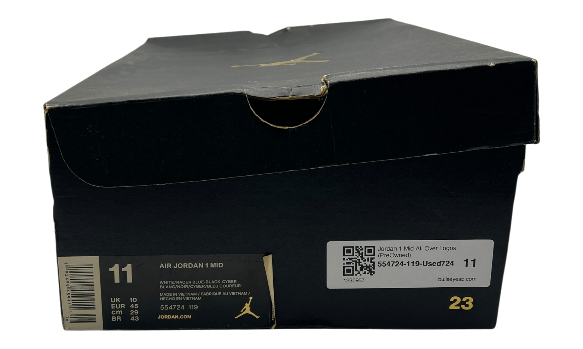 Jordan 1 Mid All Over Logos (PreOwned)
