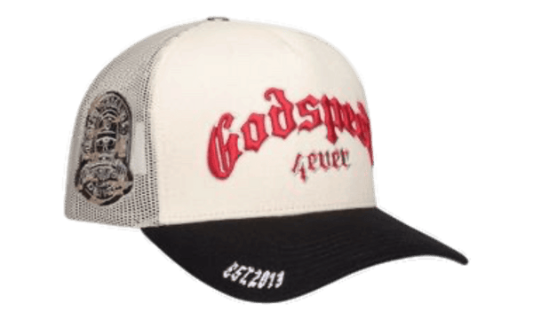 Godspeed Forever Trucker Hat White/Red