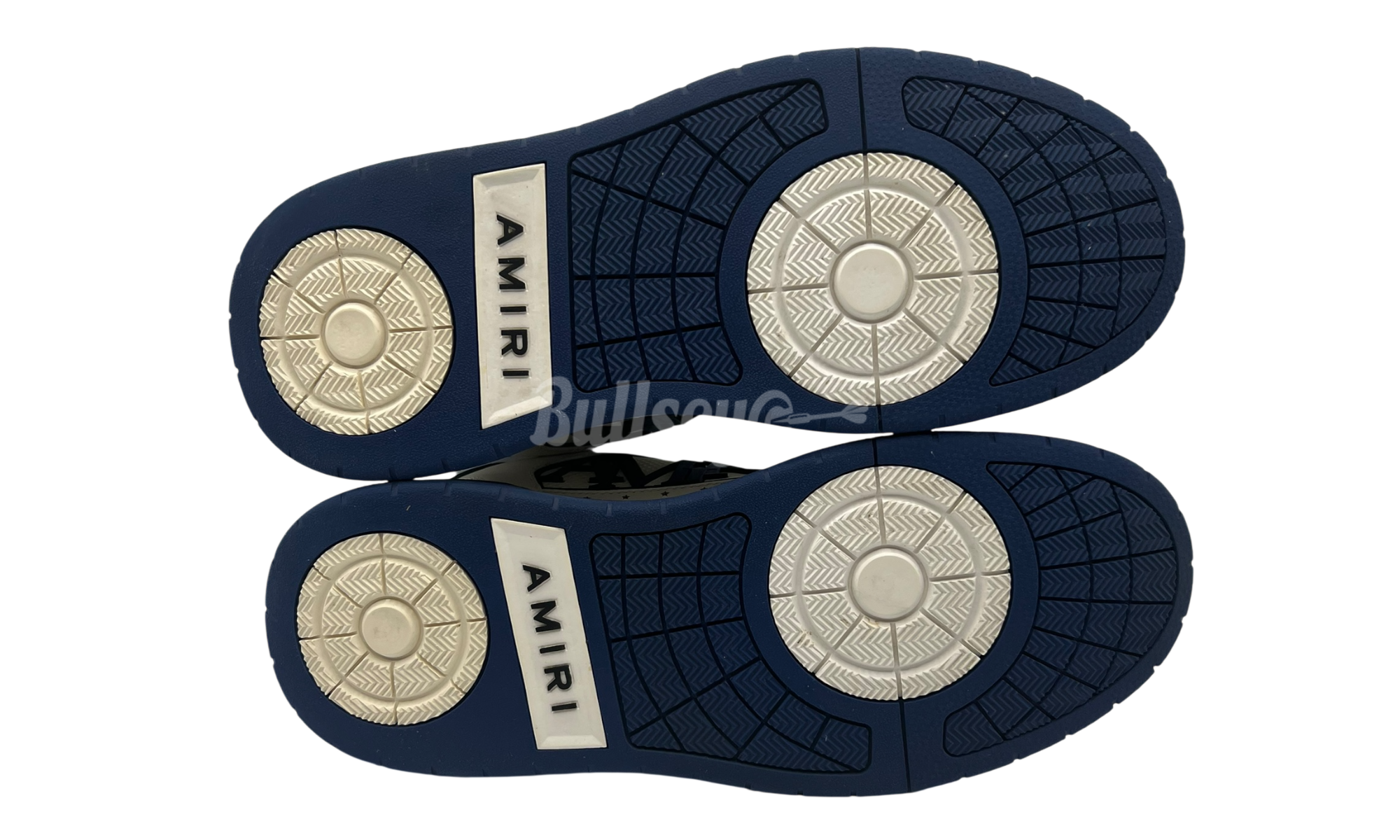 Amiri White & Navy Classic Low Sneaker (PreOwned) (One Replacement Insole) 