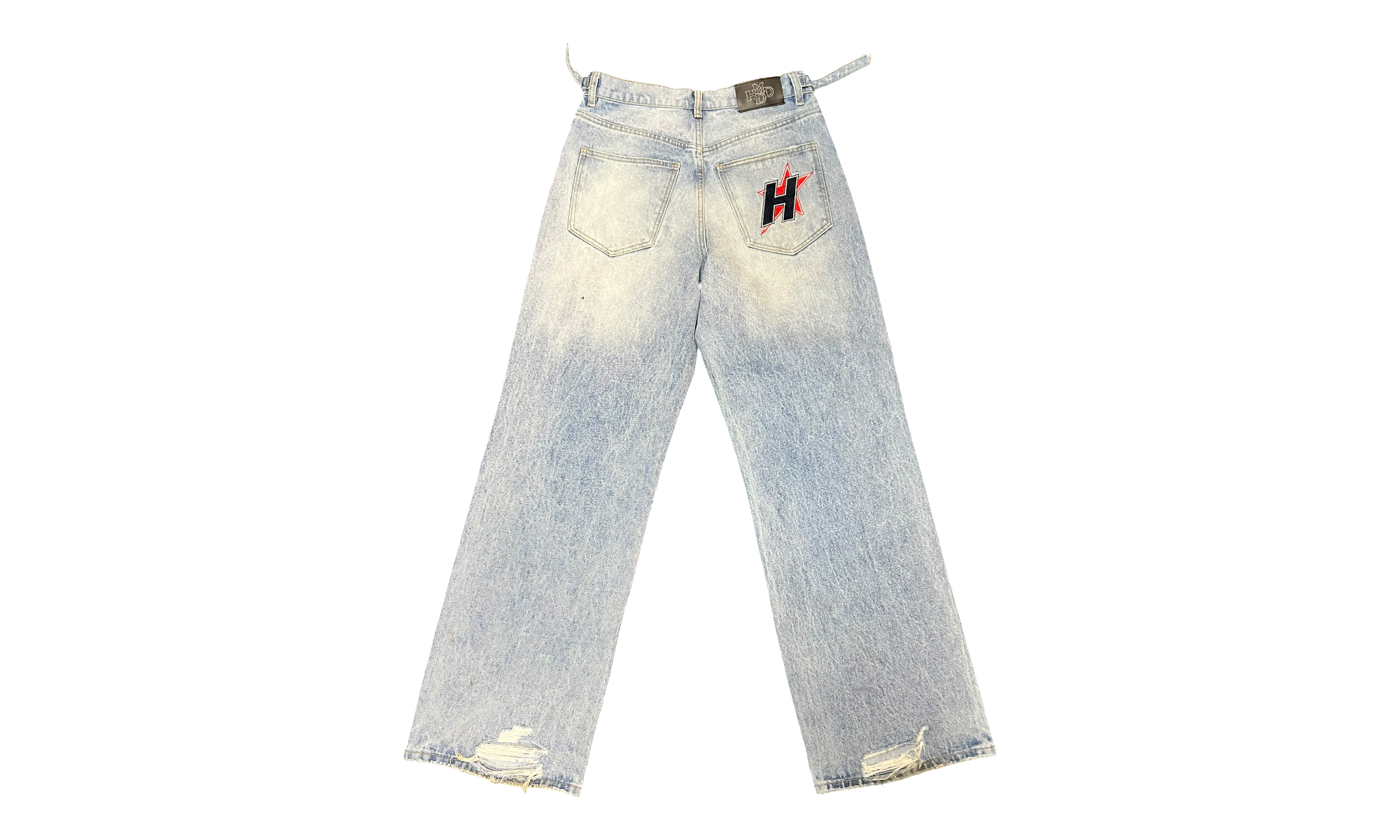 HMDD Crystal H-Star Baggies Blue Jeans (PreOwned)