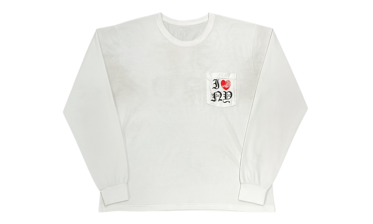 Chrome Hearts Heart NY Longsleeve White T-Shirt (Preowned)
