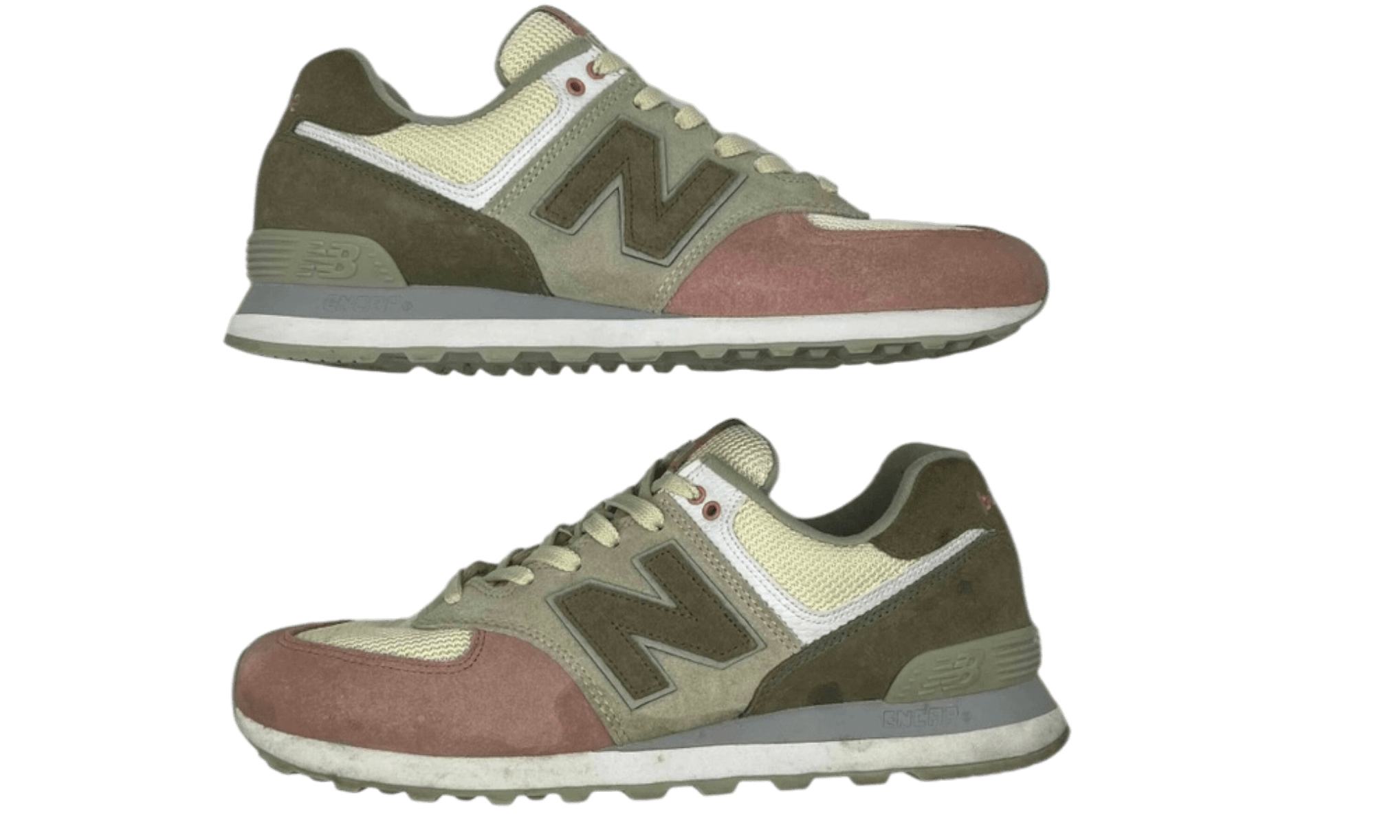 New Balance 574 Pink Olive (PreOwned) (No Box)