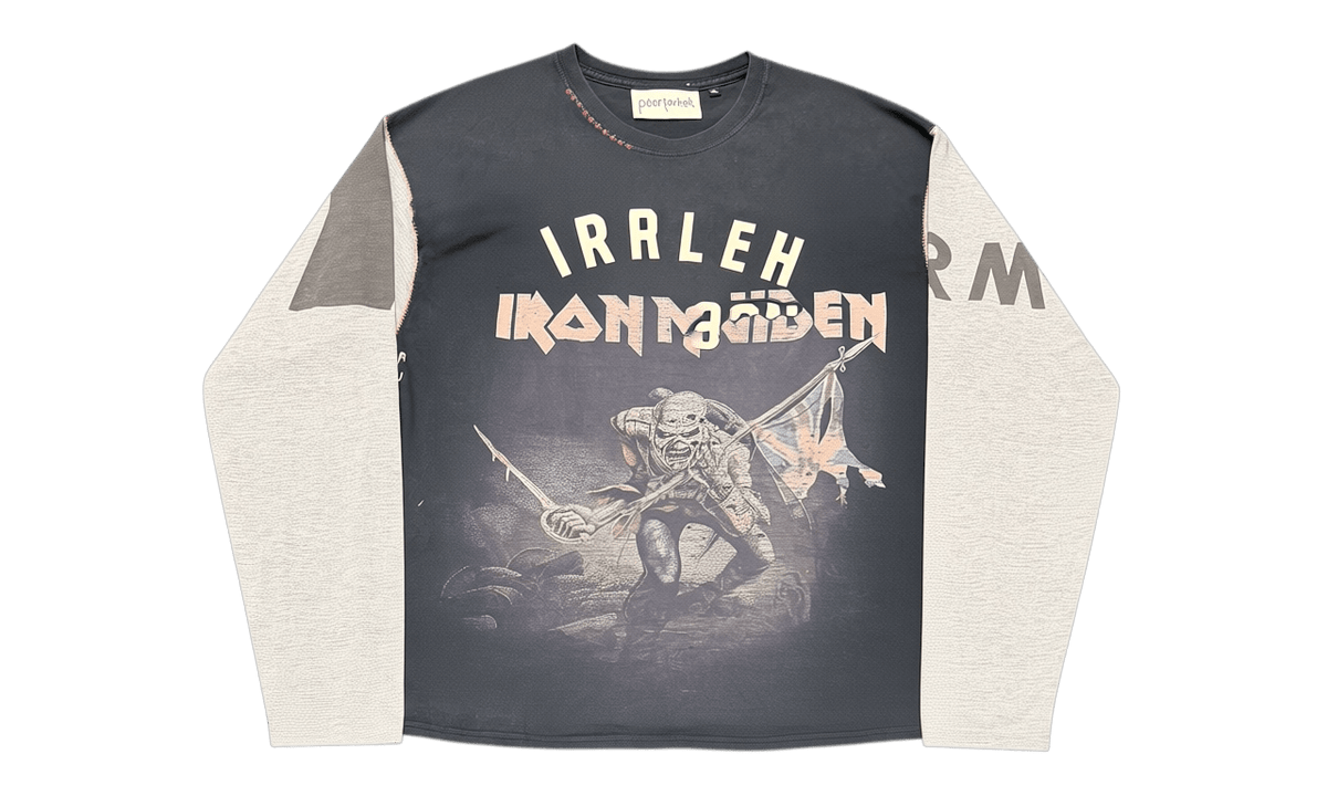 Poor Parker Vintage 1 of 1 Cut & Sewn Harley Davidson Iron Longsleeve T-Shirt