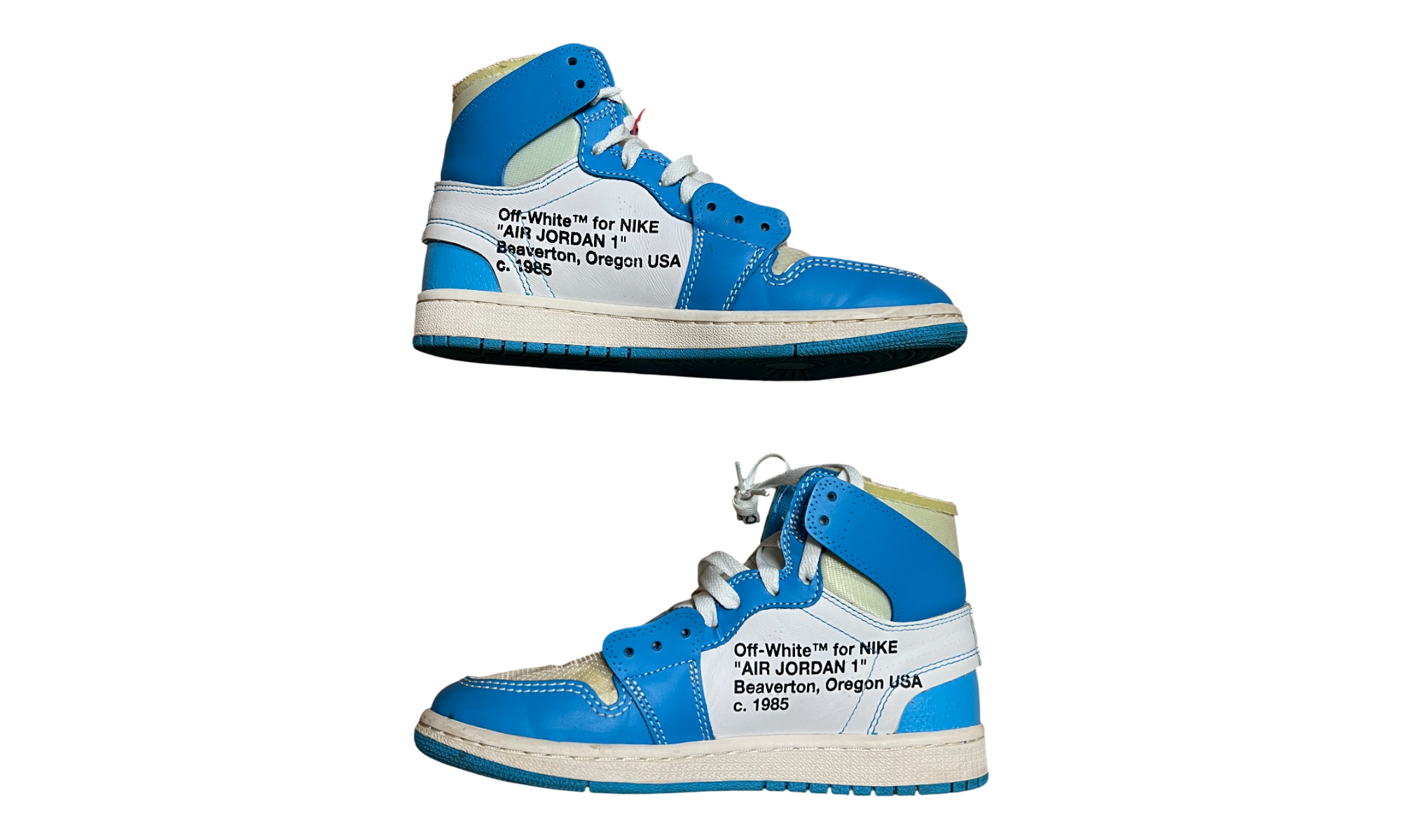 Nike Air Jordan 1 Retro High "University Blue" Off-White (PreOwned)