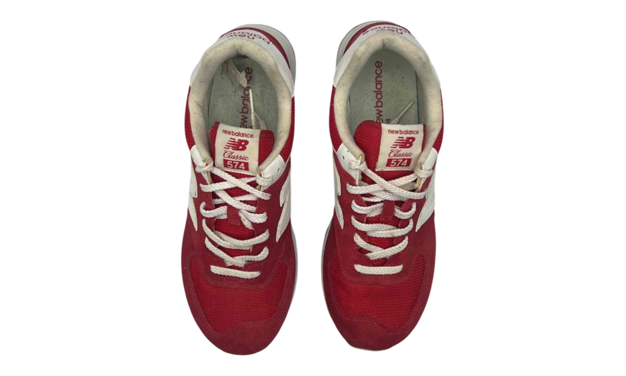 New Balance 574 Red White (PreOwned) (No Box)