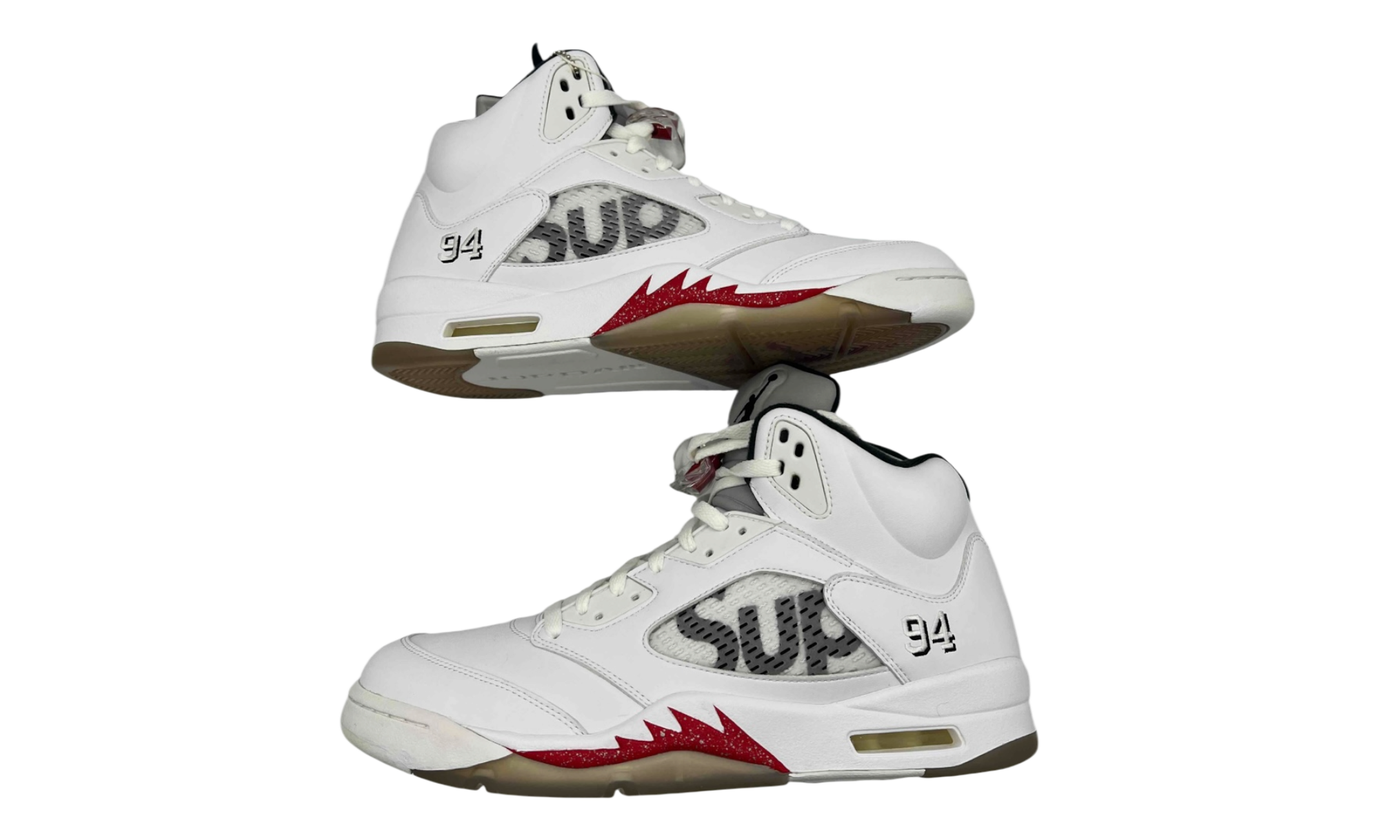 Jordan 5 Retro Supreme White (Yellowing)
