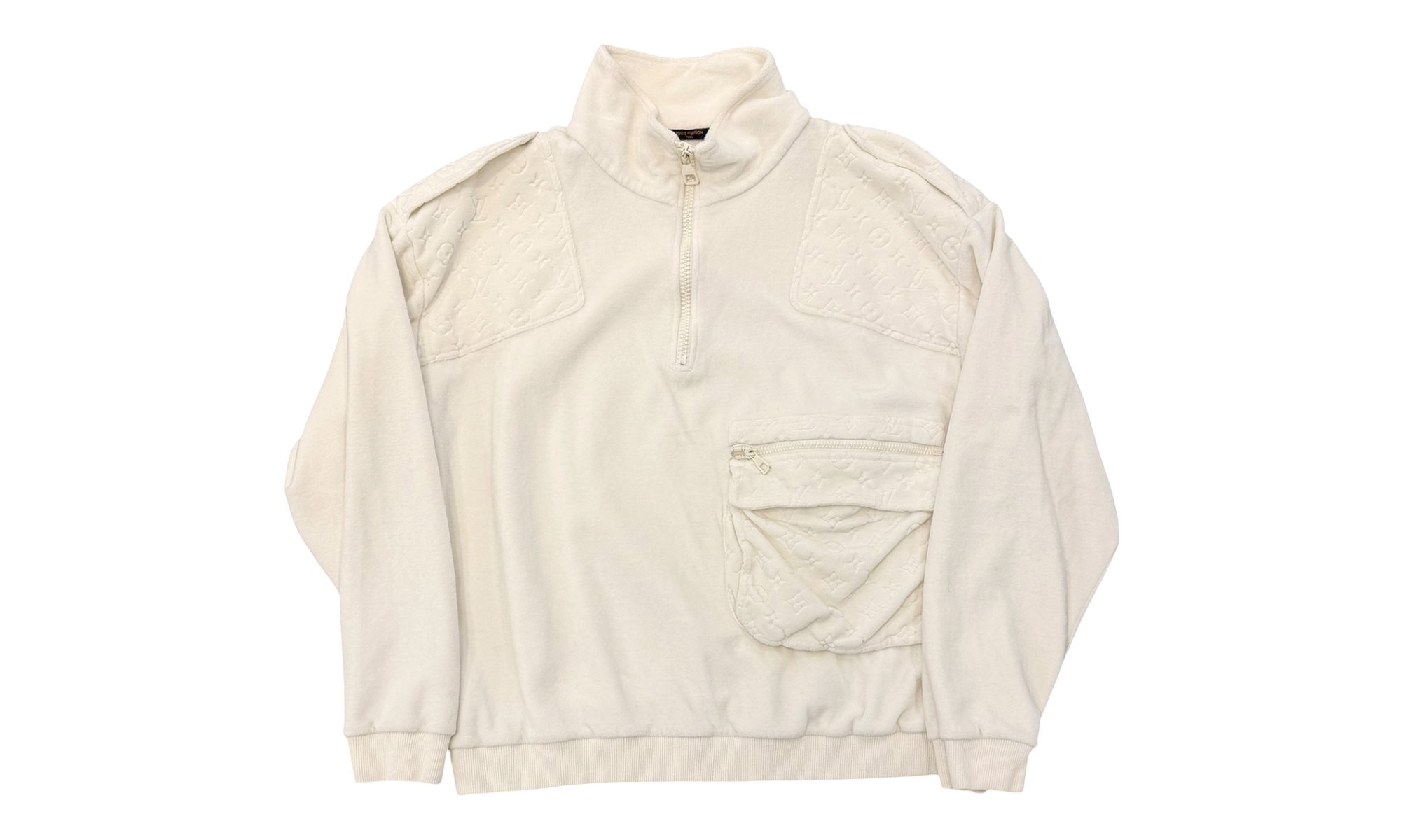 Louis Vuitton Velour Quarter Zip ( Preowned )