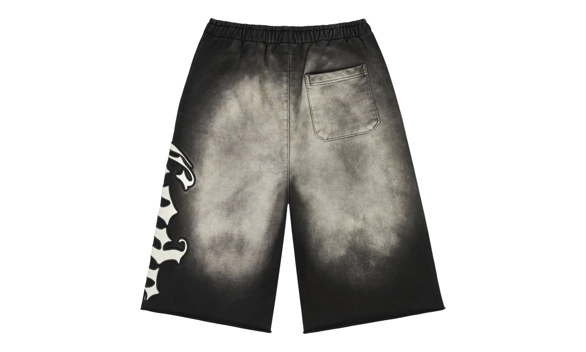 Godspeed OG Logo 3QTR Washed Black Shorts