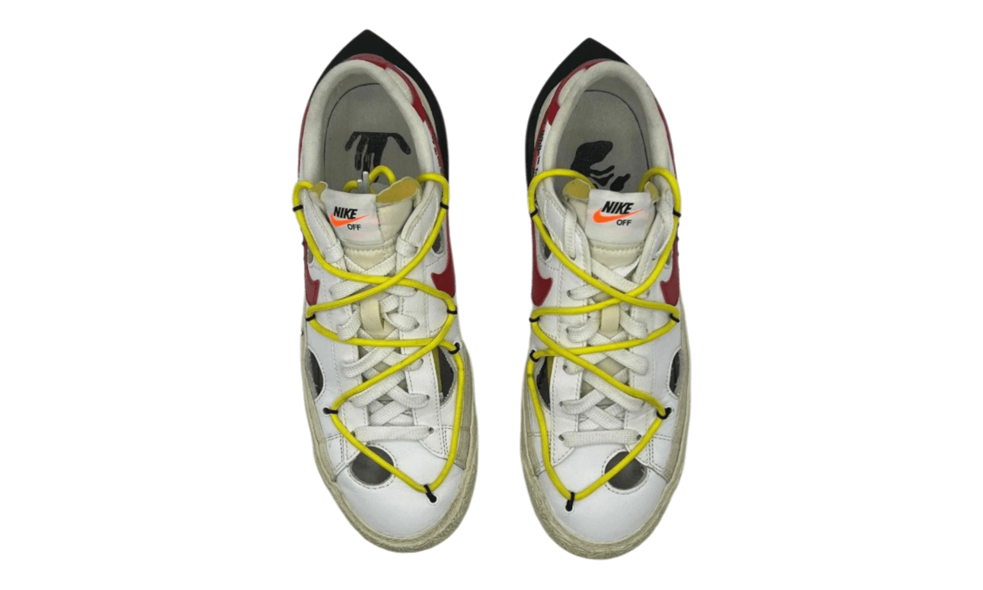 Nike Blazer Low Off-White University Red (PreOwned)