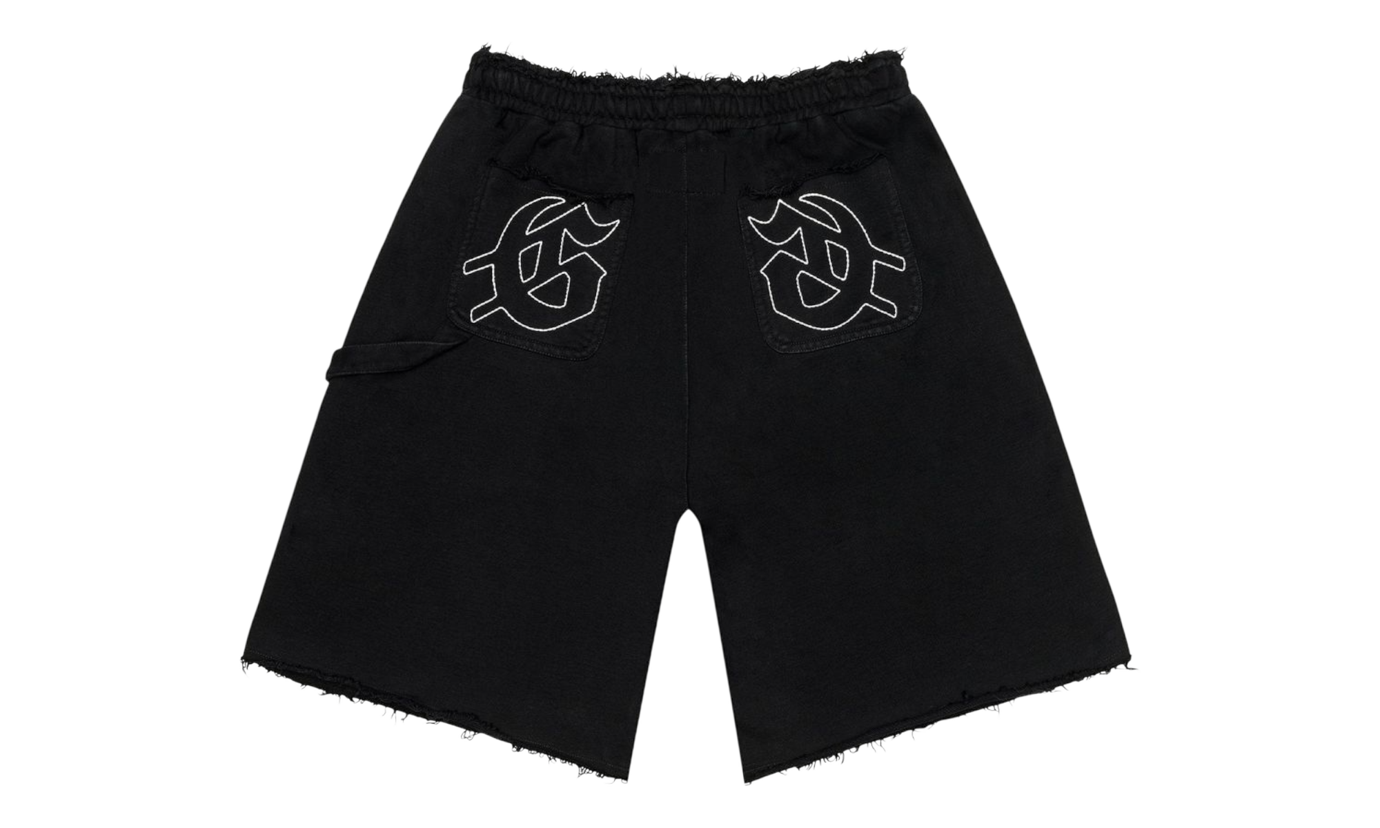 Godspeed Distressed Carpenter Black Shorts