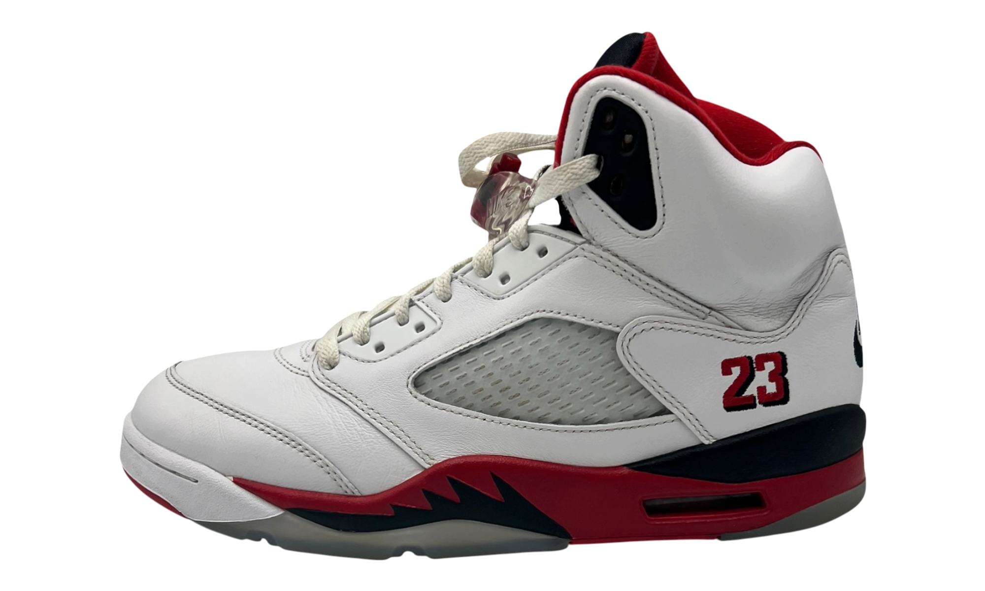 Air Jordan 5 Retro "Fire Red" Black Tongue 2025 (PreOwned) (No Box)