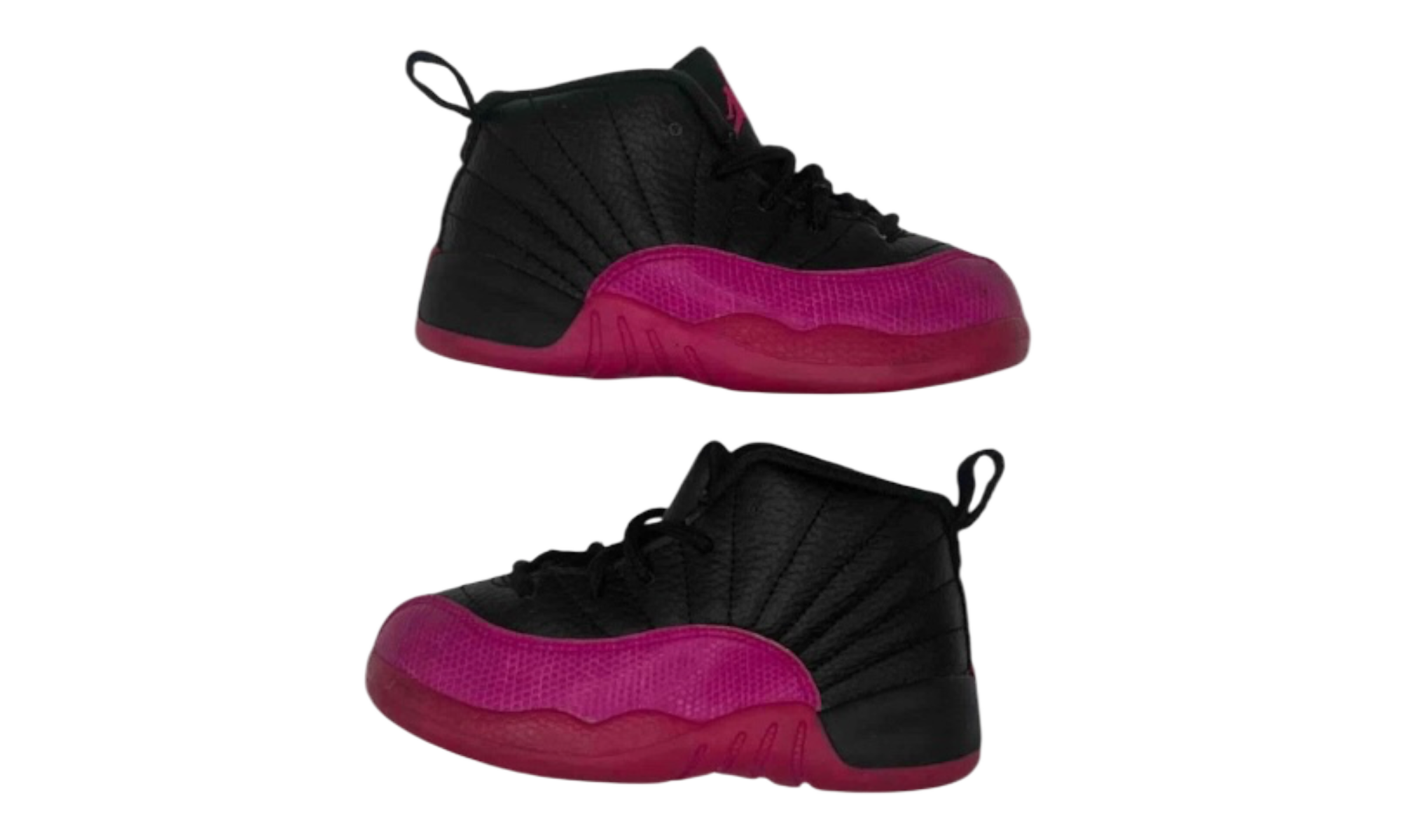 Jordan 12 Retro Black Deadly Pink (TD) (PreOwned) (No Box)