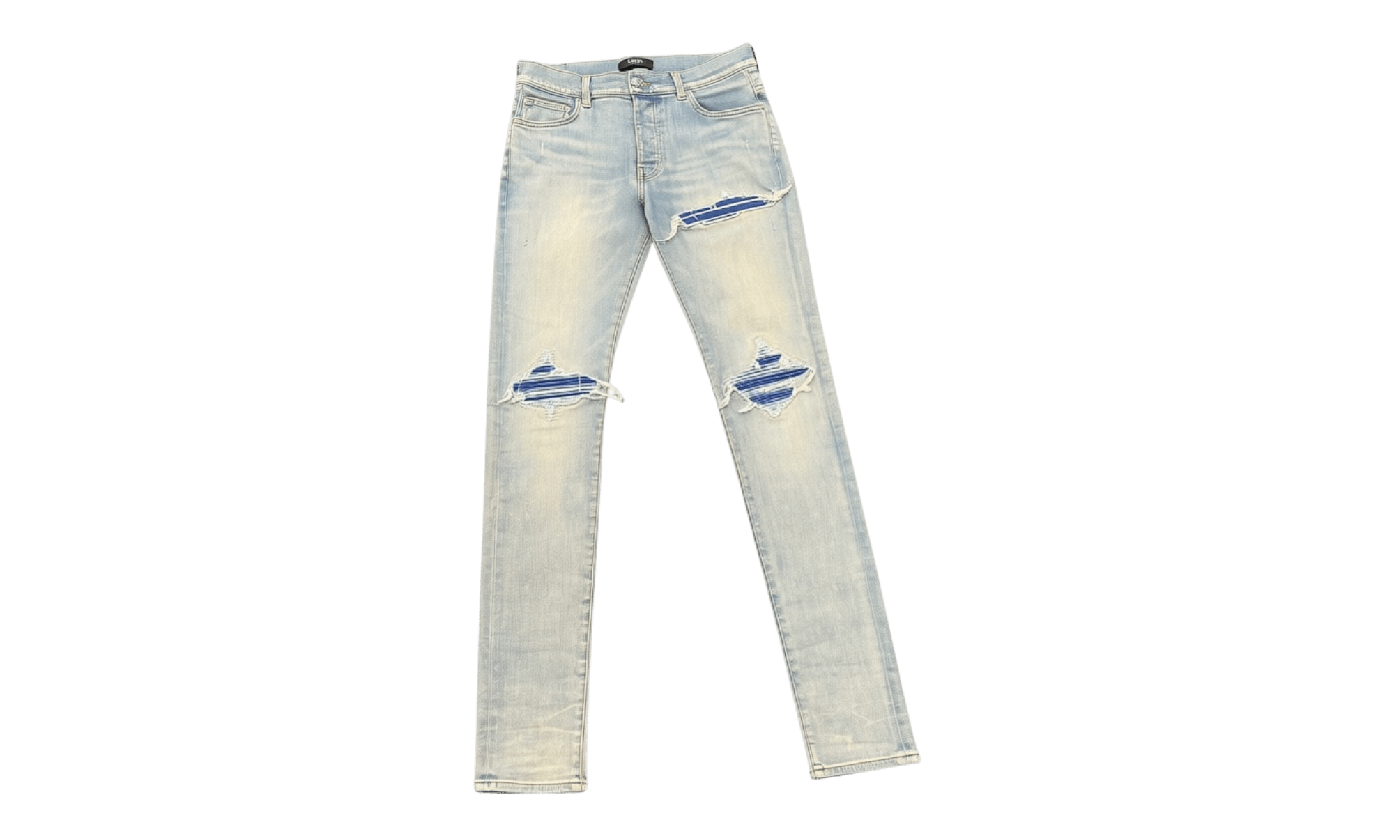 Amiri MX1 Blue Patch Jeans (PreOwned)