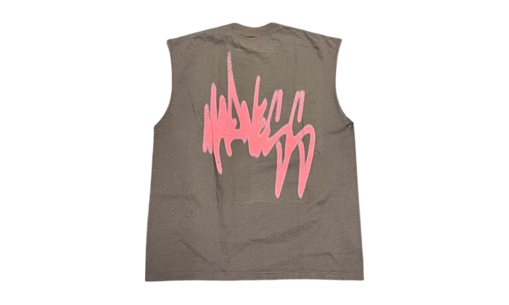 Works Of Madness Corrupt Madness Brown Sleeveless T-Shirt