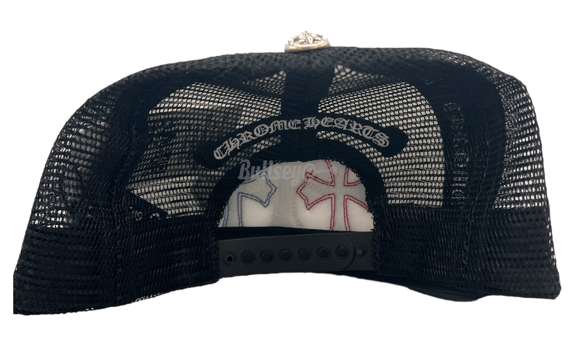 Chrome Hearts Triple Cross Red/White/Blue Trucker Hat
