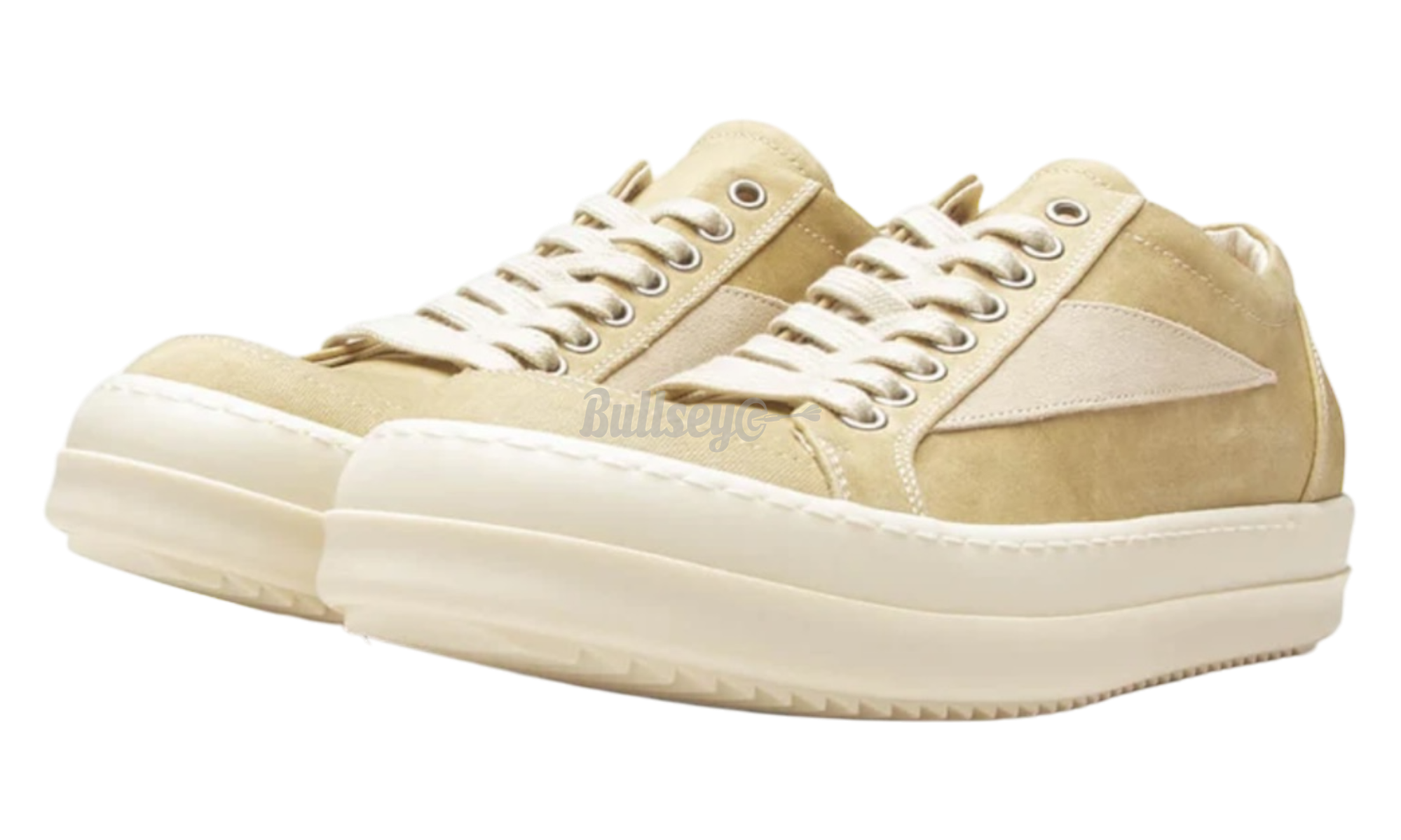 Rick Owens DRKSHDW Denim Parchment Milk Vintage Low Sneakers