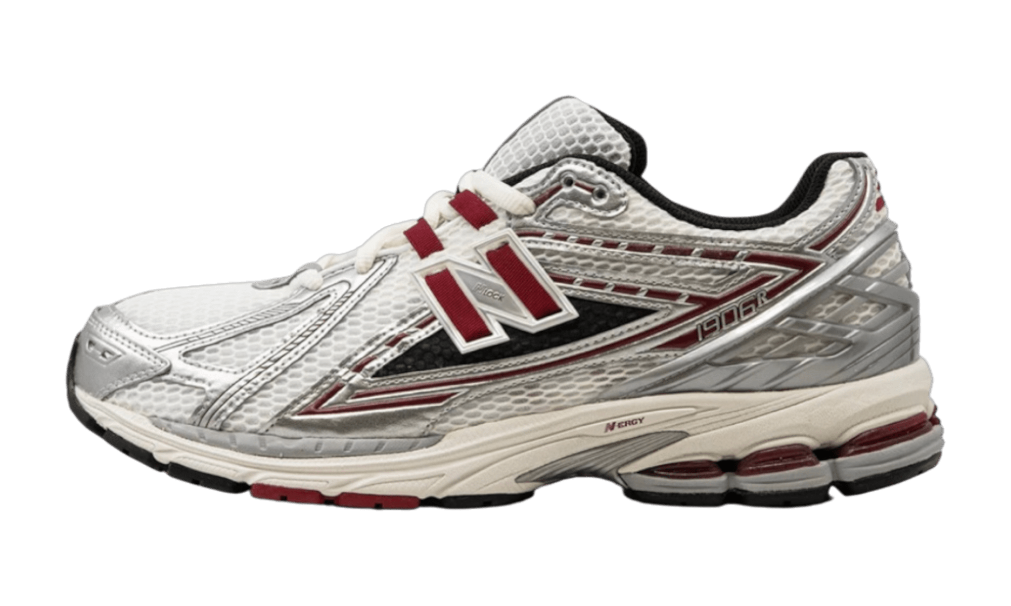 New Balance 1906R Silver Classic Crimson