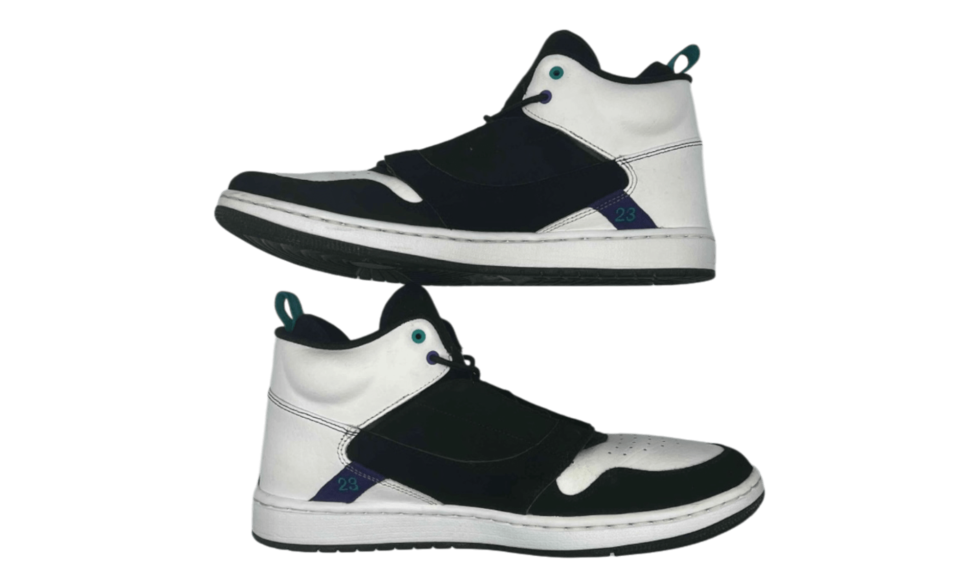 Jordan Fadeaway Black White Grape (PreOwned)