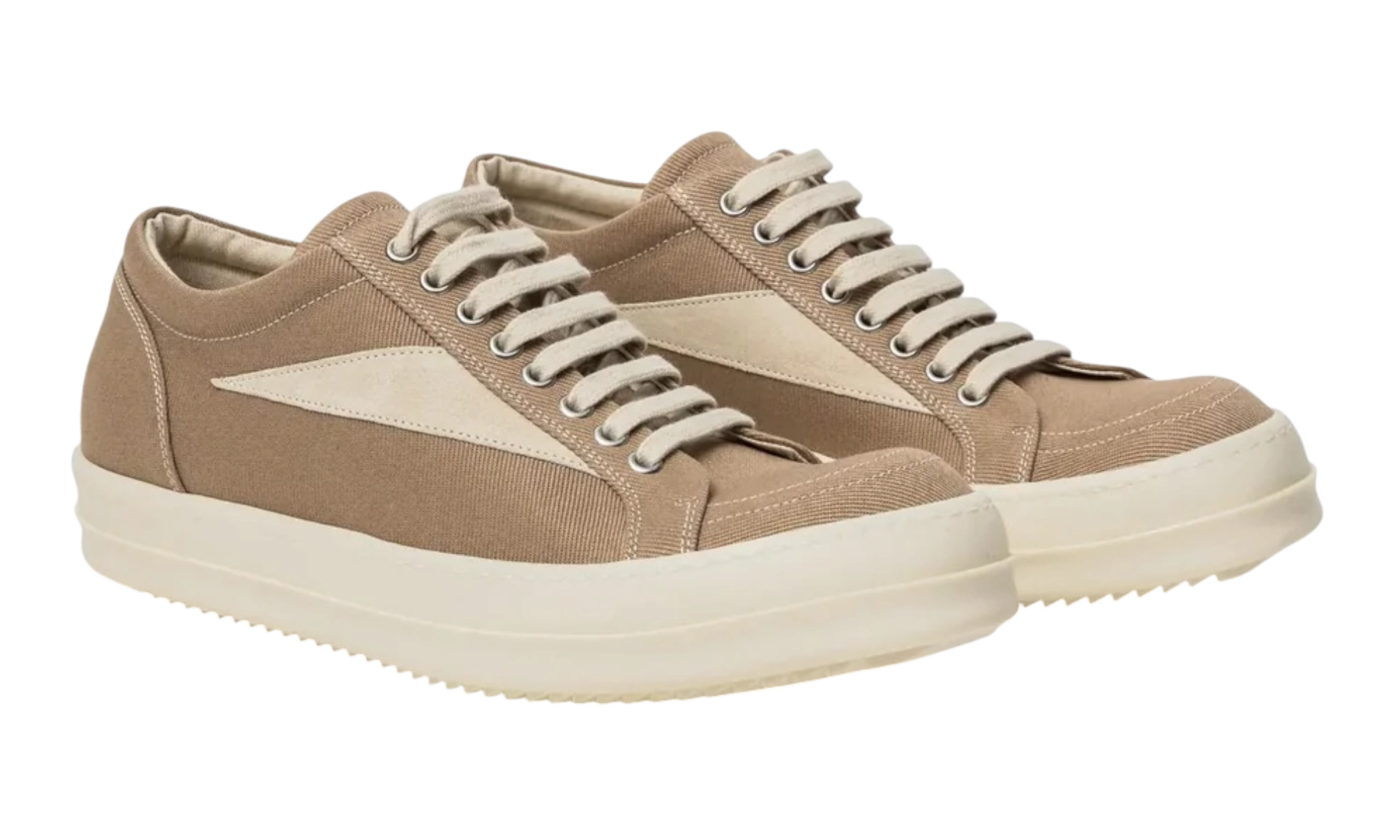 Rick Owens DRKSHDW Flesh/Milk Vintage Sneakers