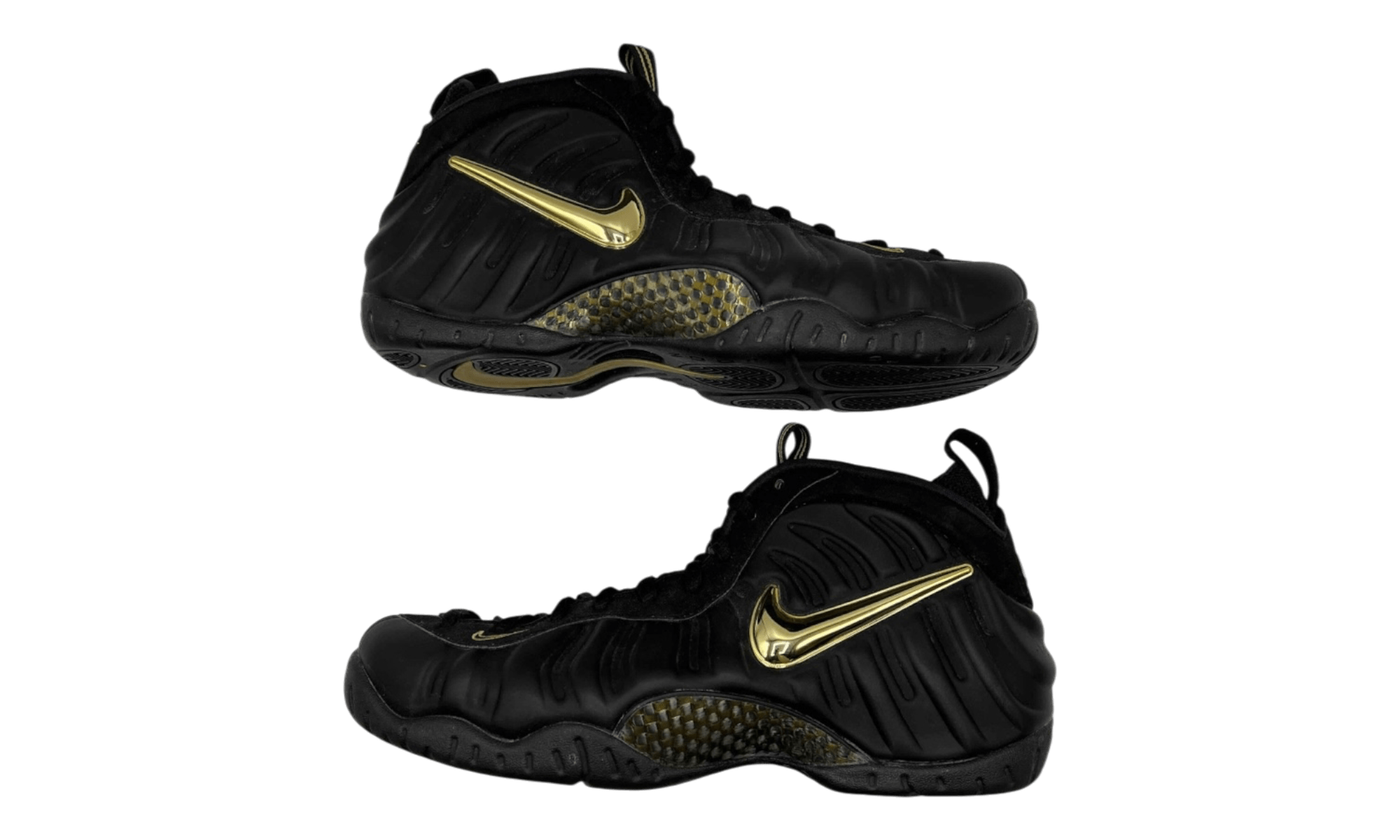 Nike Air Foamposite Pro Black Metallic Gold (Preowned)