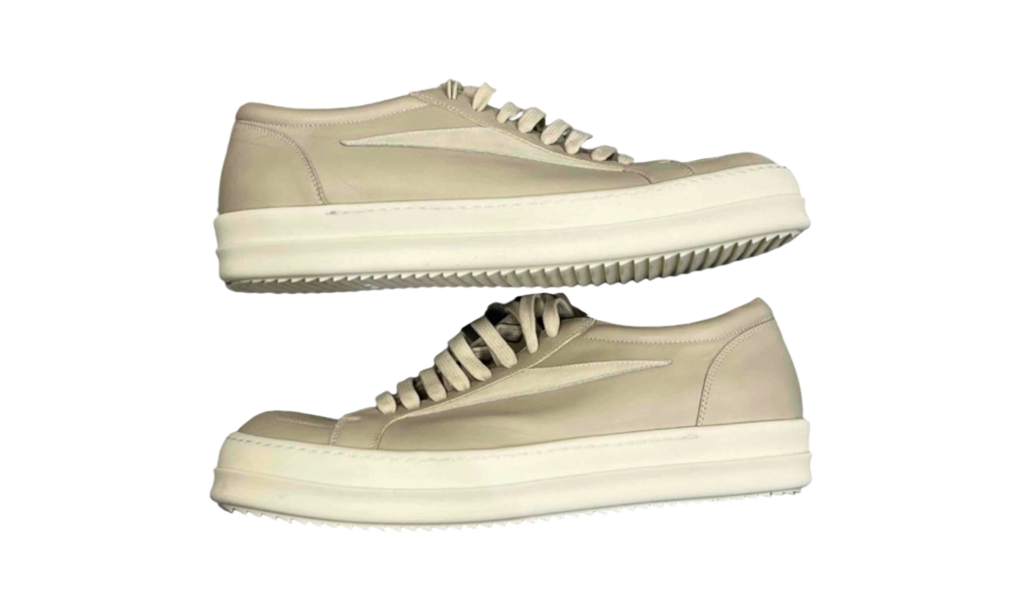 Rick Owens Temple Vintage Low Sneaker Sand Milk (PreOwned)