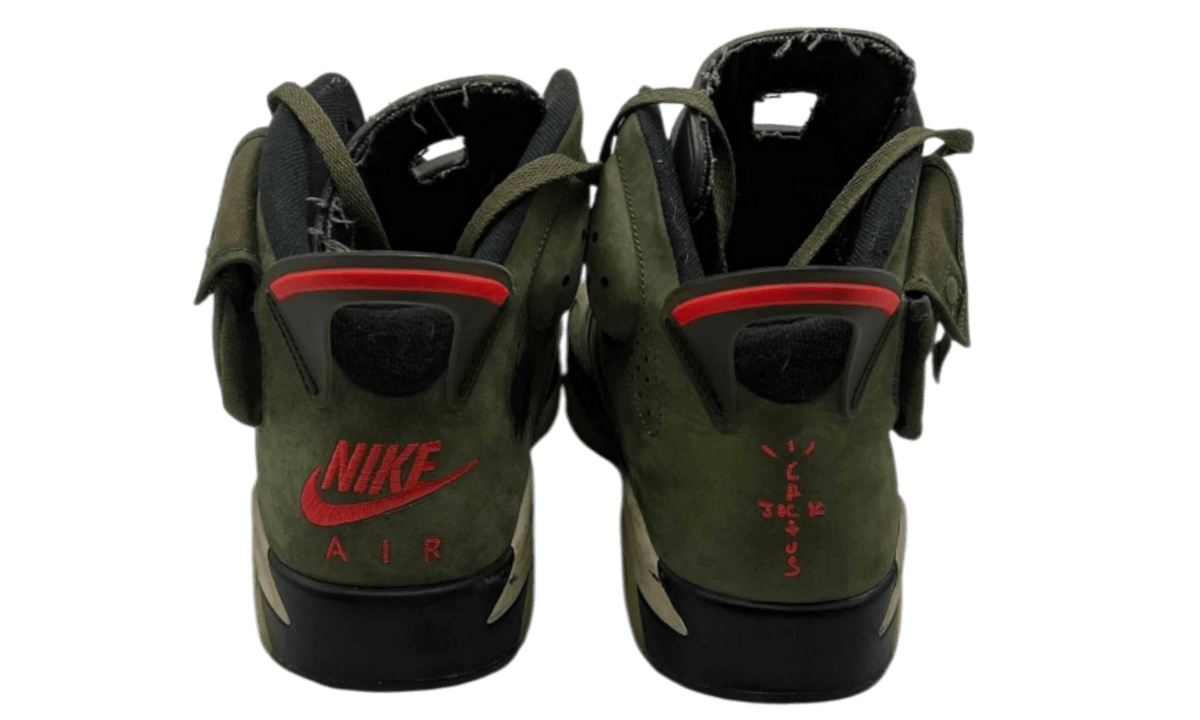 Travis Scott x Air Jordan 6 Retro "Olive" (PreOwned) (No Box)