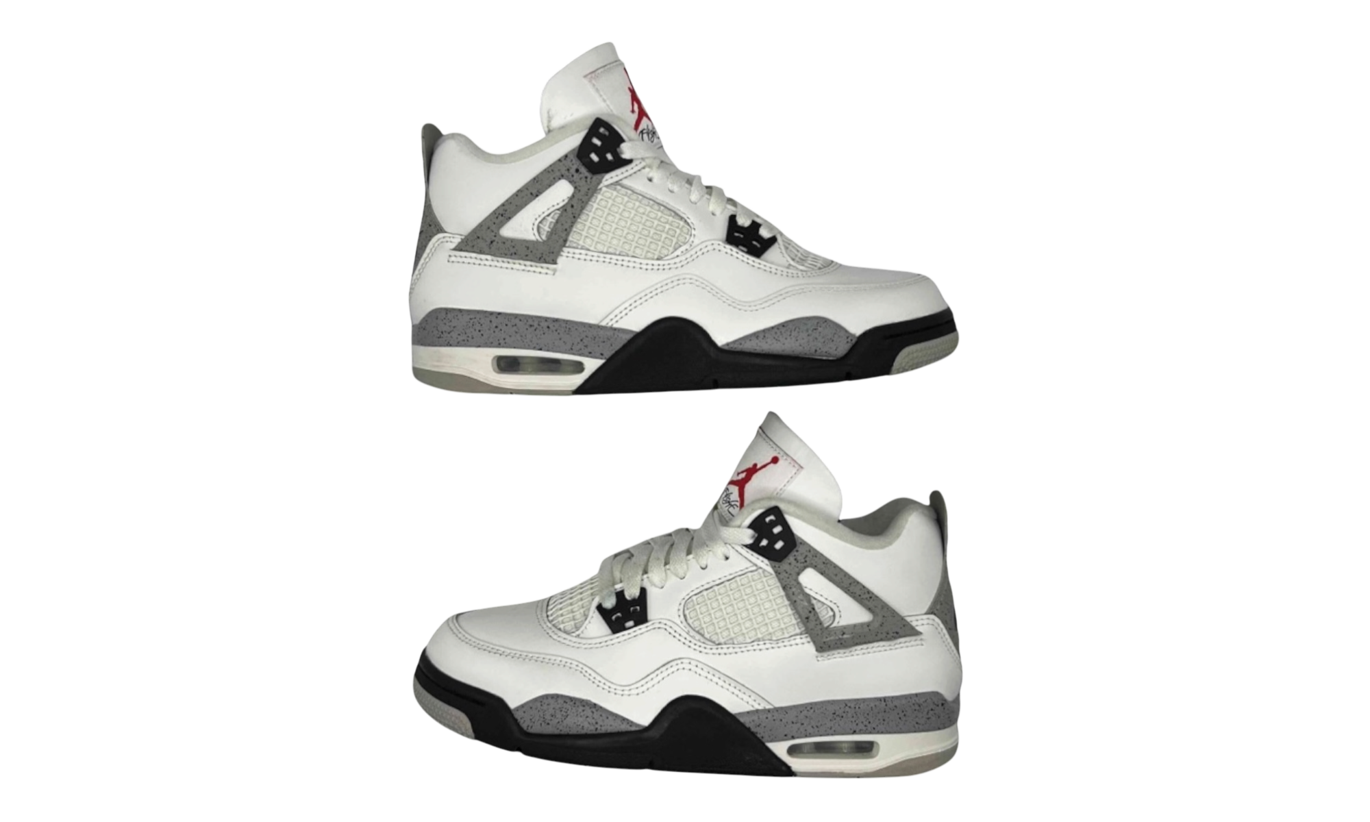 Air Jordan 4 Retro OG "White Cement" GS (2025) (PreOwned) (No Box)