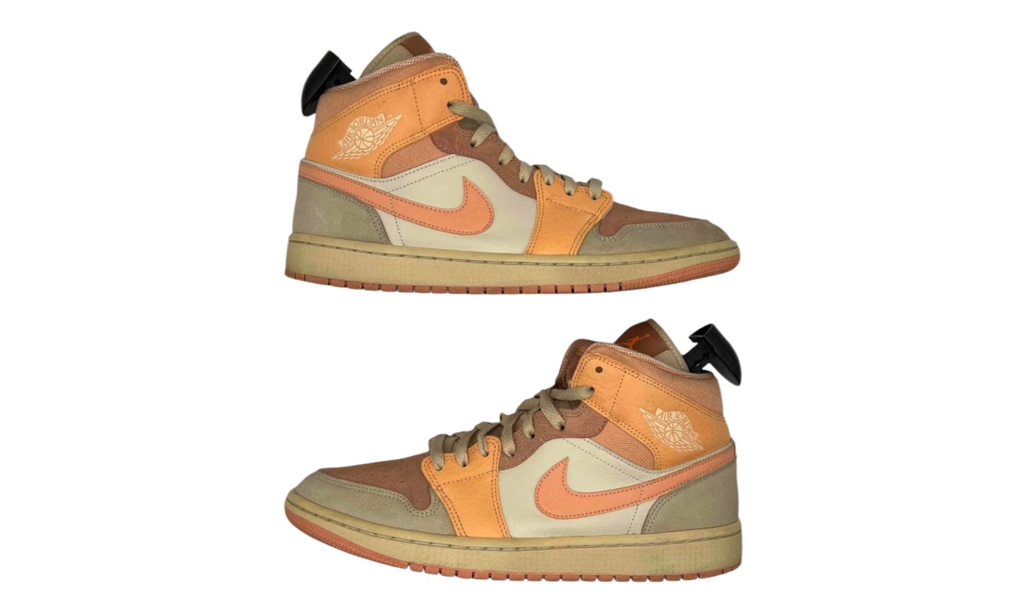 Air Jordan 1 Mid "Apricot Orange" (Womens) (PreOwned) (No Box)