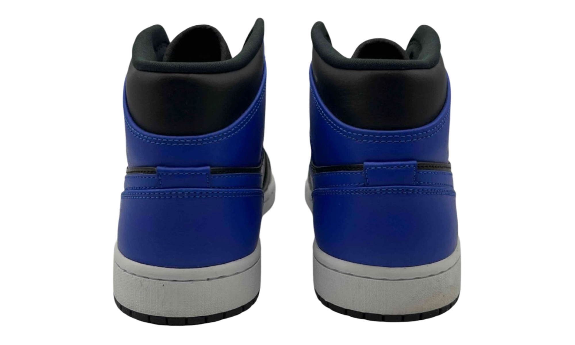 Jordan 1 Mid Hyper Royal Tumbled Leather (PreOwned)