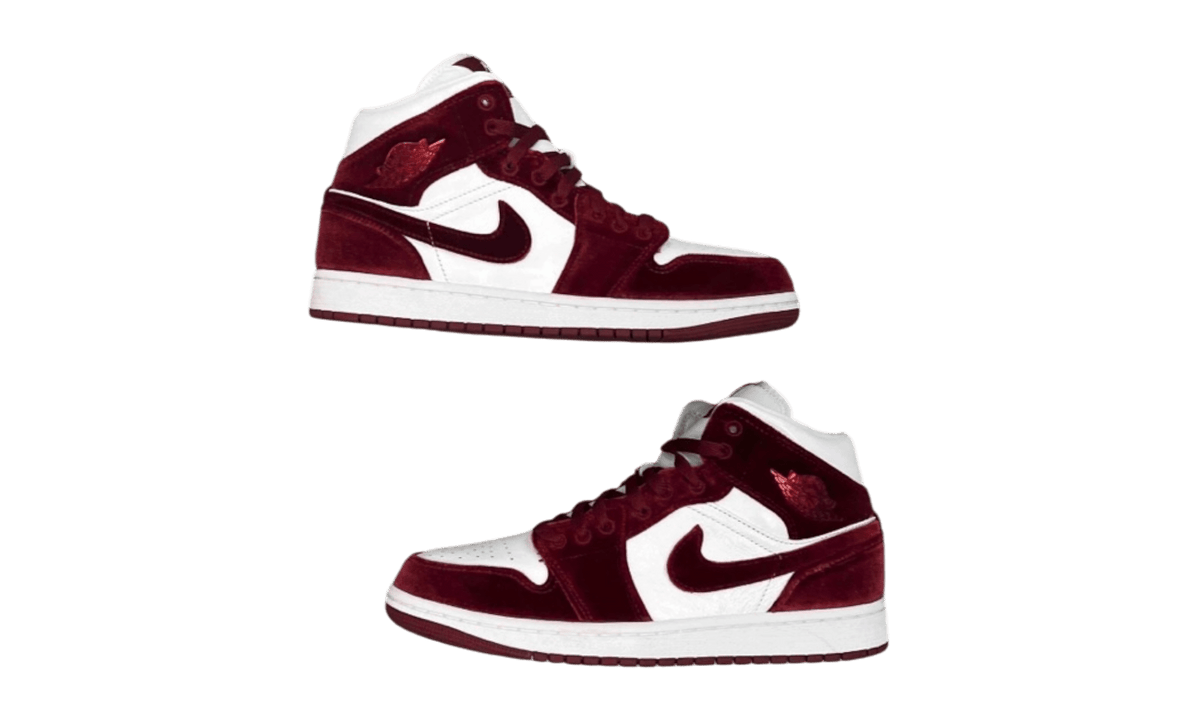 Jordan 1 Mid SE Red Velvet (Women's) (PreOwned)