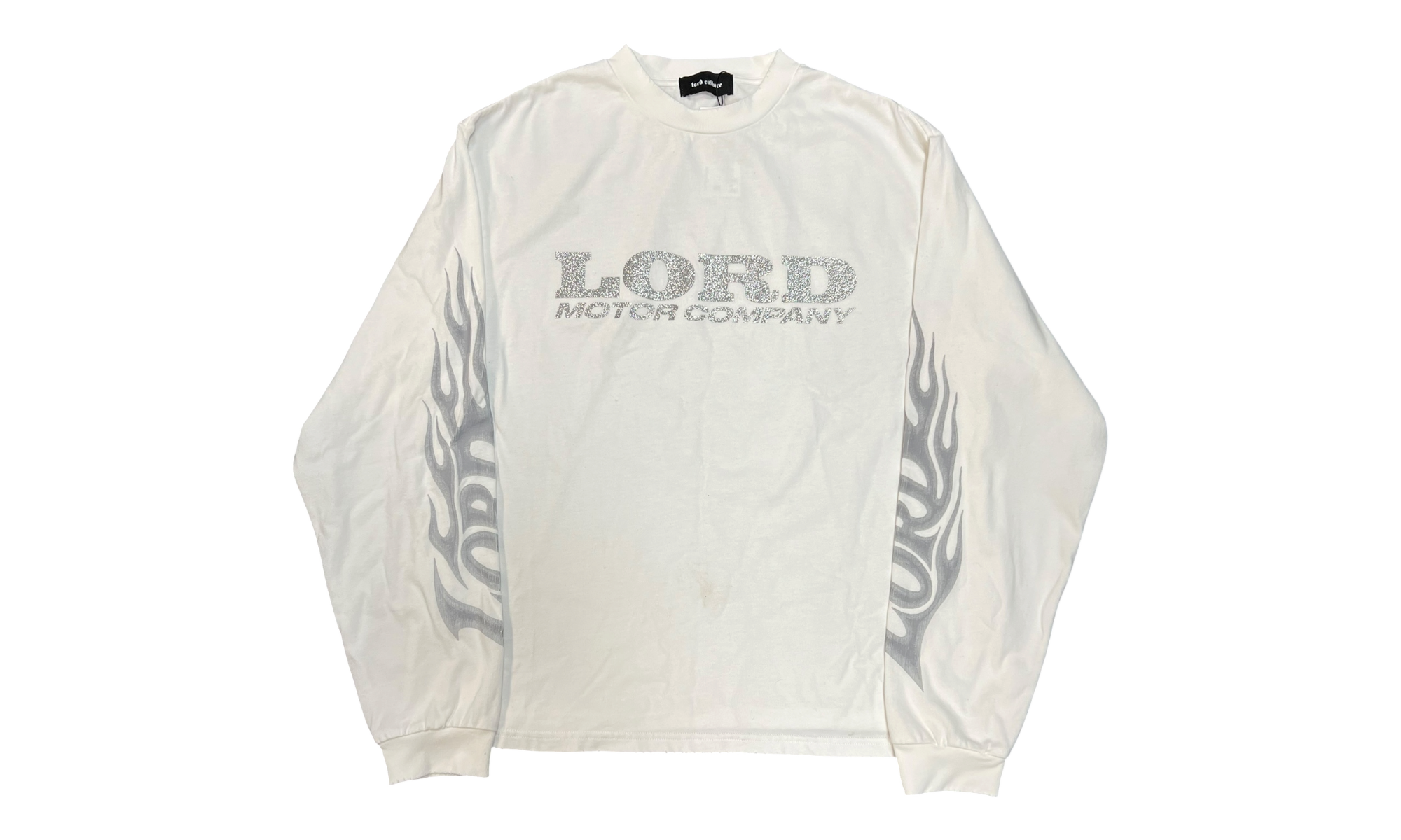 Lord Culture Flame Long Sleeve White T-Shirt (PreOwned)