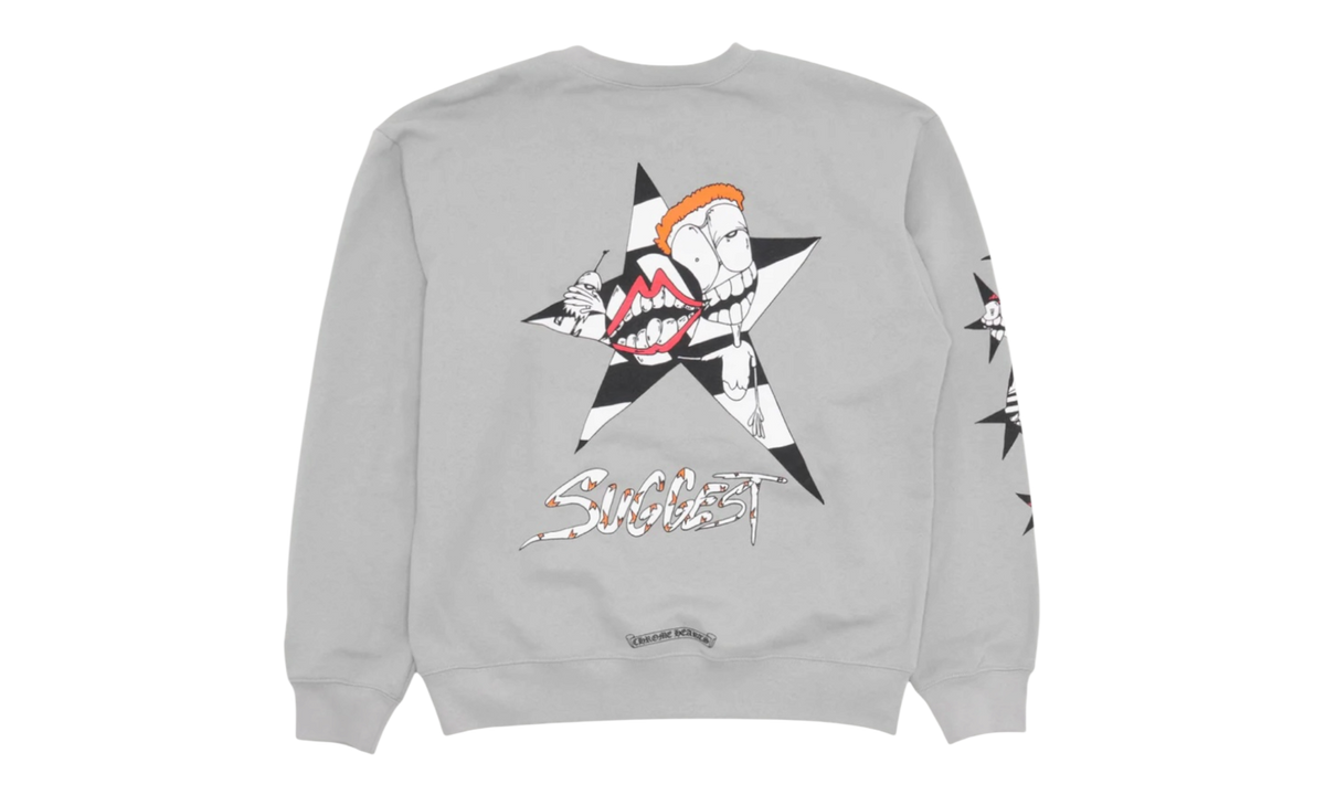 Chrome Hearts Matty Boy Suggest Grey Crewneck