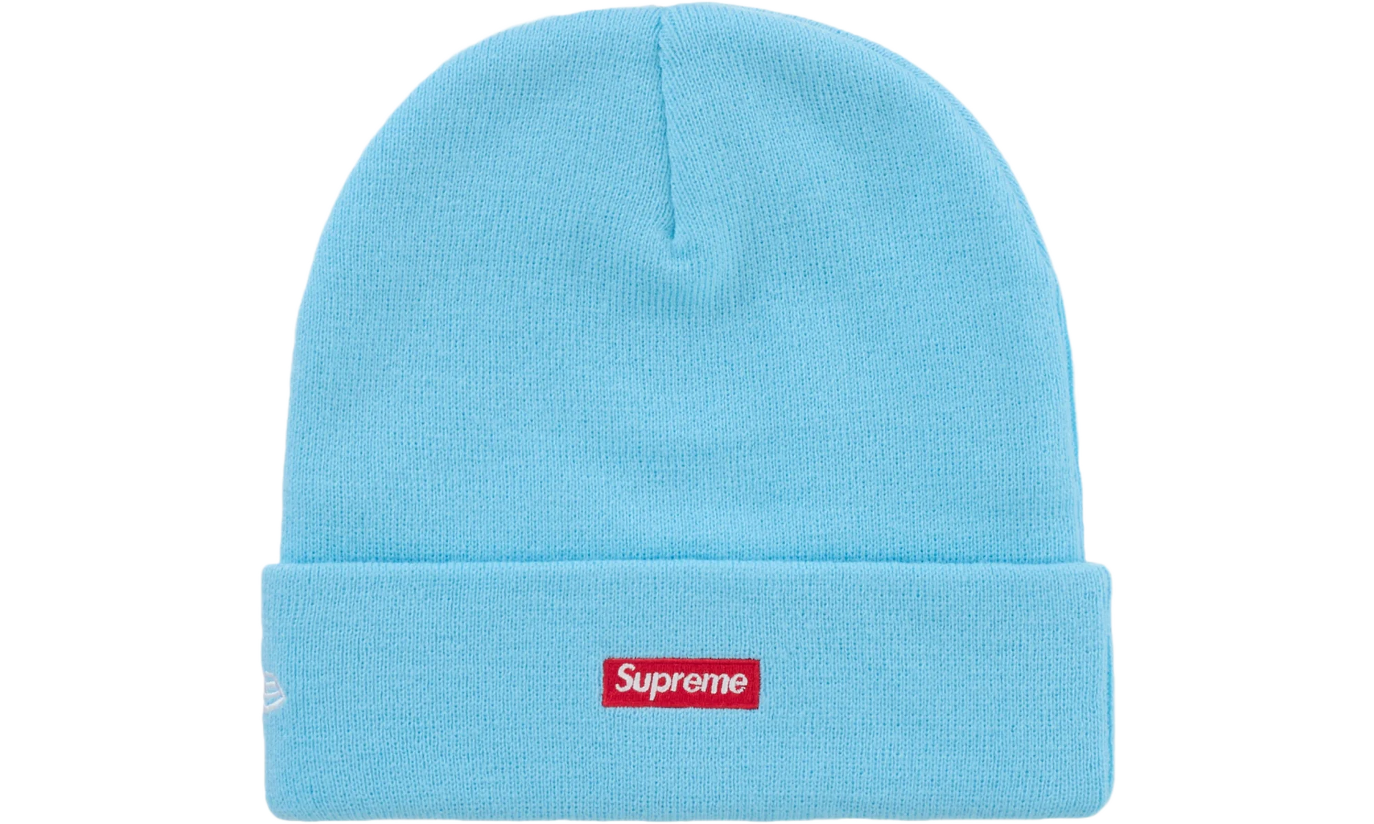 Supreme New Era Devil S Logo Beanie Light Blue